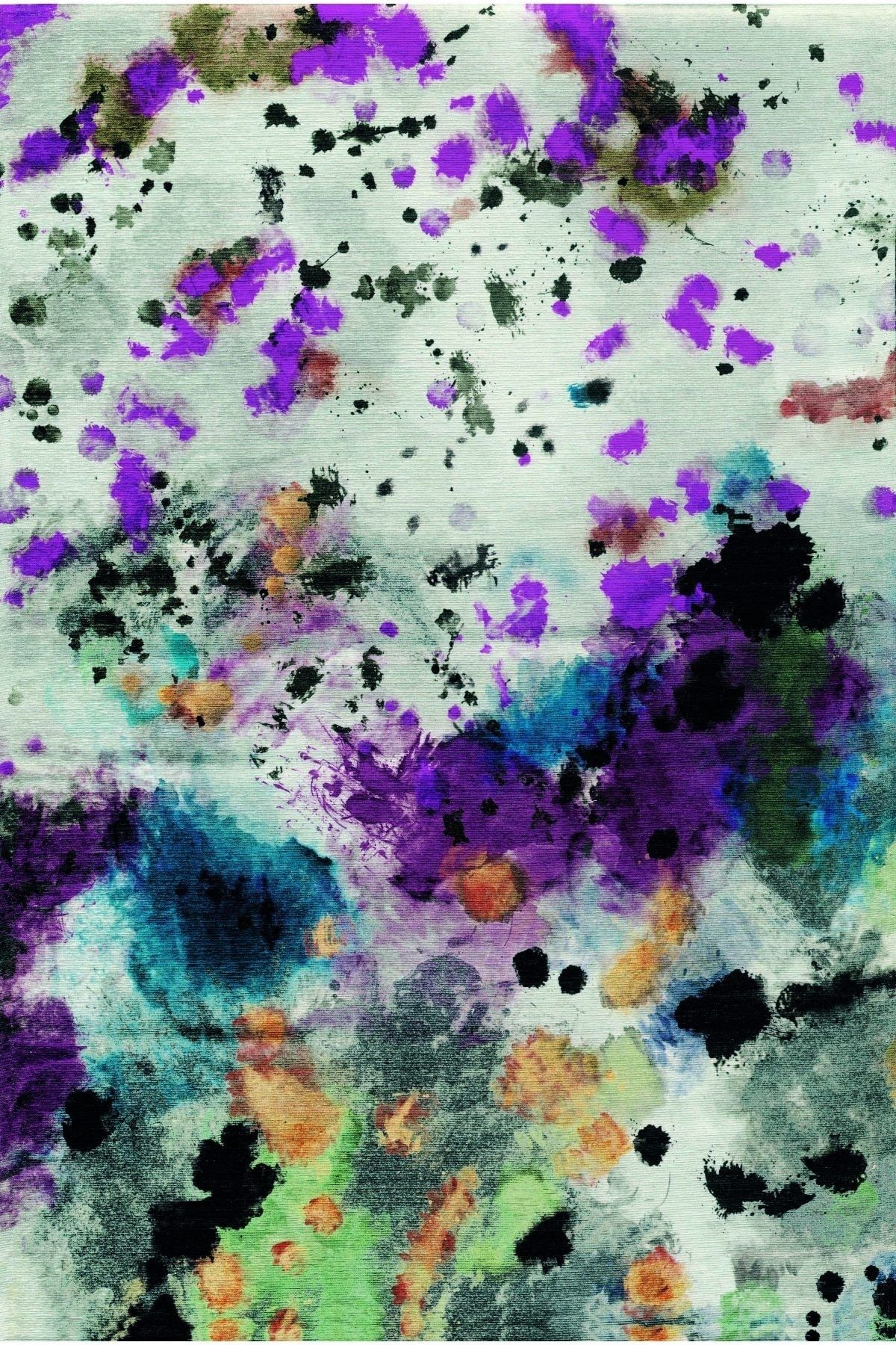 Kanvas Tablo Soyut Ve Batik Desen Çok Renkli 52