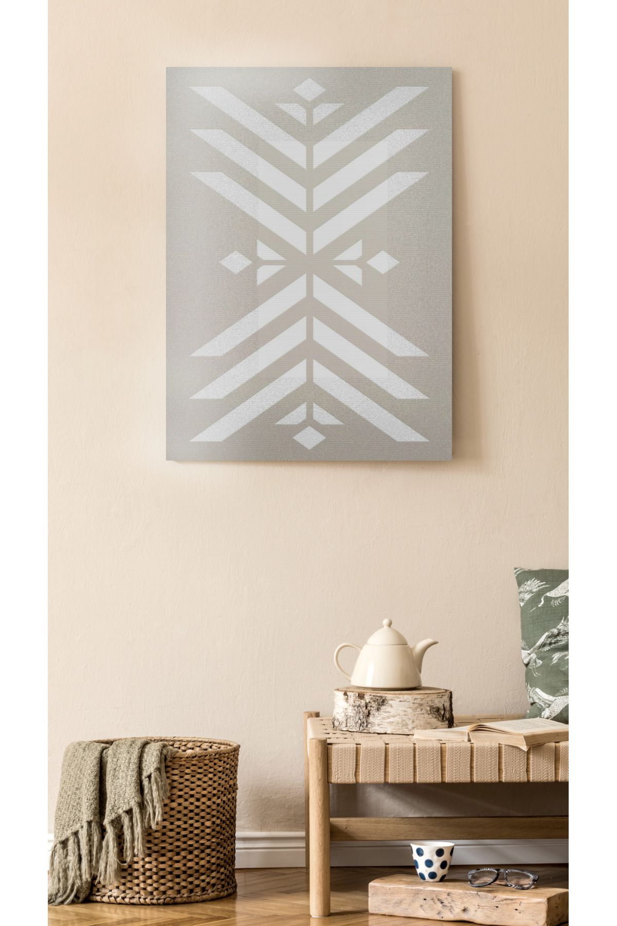 Kanvas Tablo Soyut Geometrik Temalı Desenli Temalı Tablo