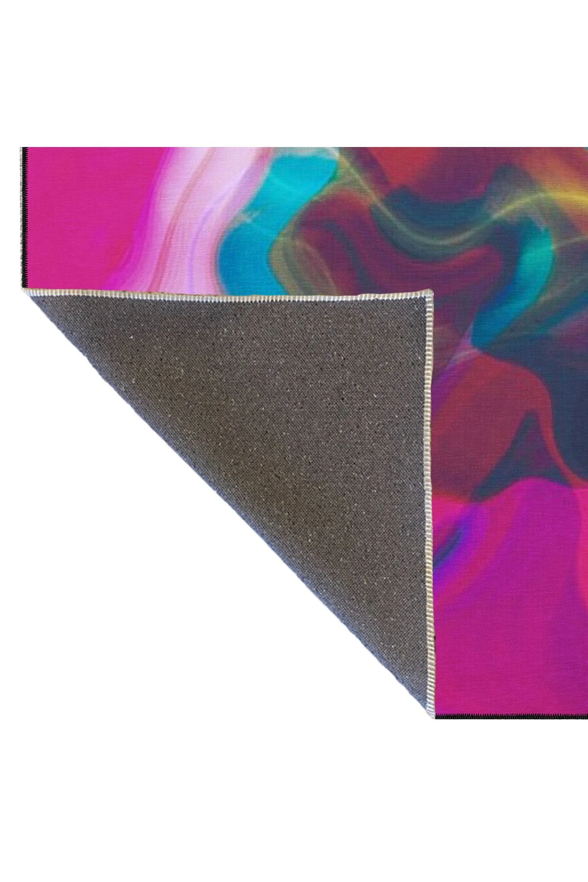 Pembe Renkli Pastel Boyalı Dokuma Taban Halı 4431