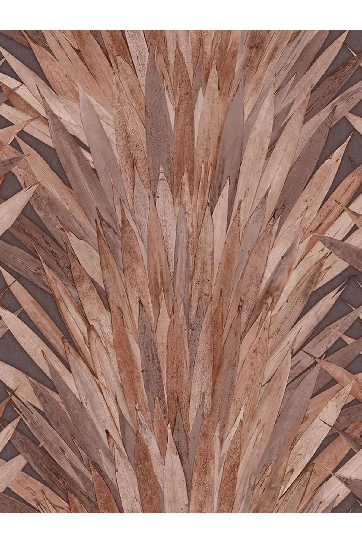 Atlas Koleksiyonu Kahverengi Temalı Soyut Abstract Desenli Modern Dekoratif Halı 50