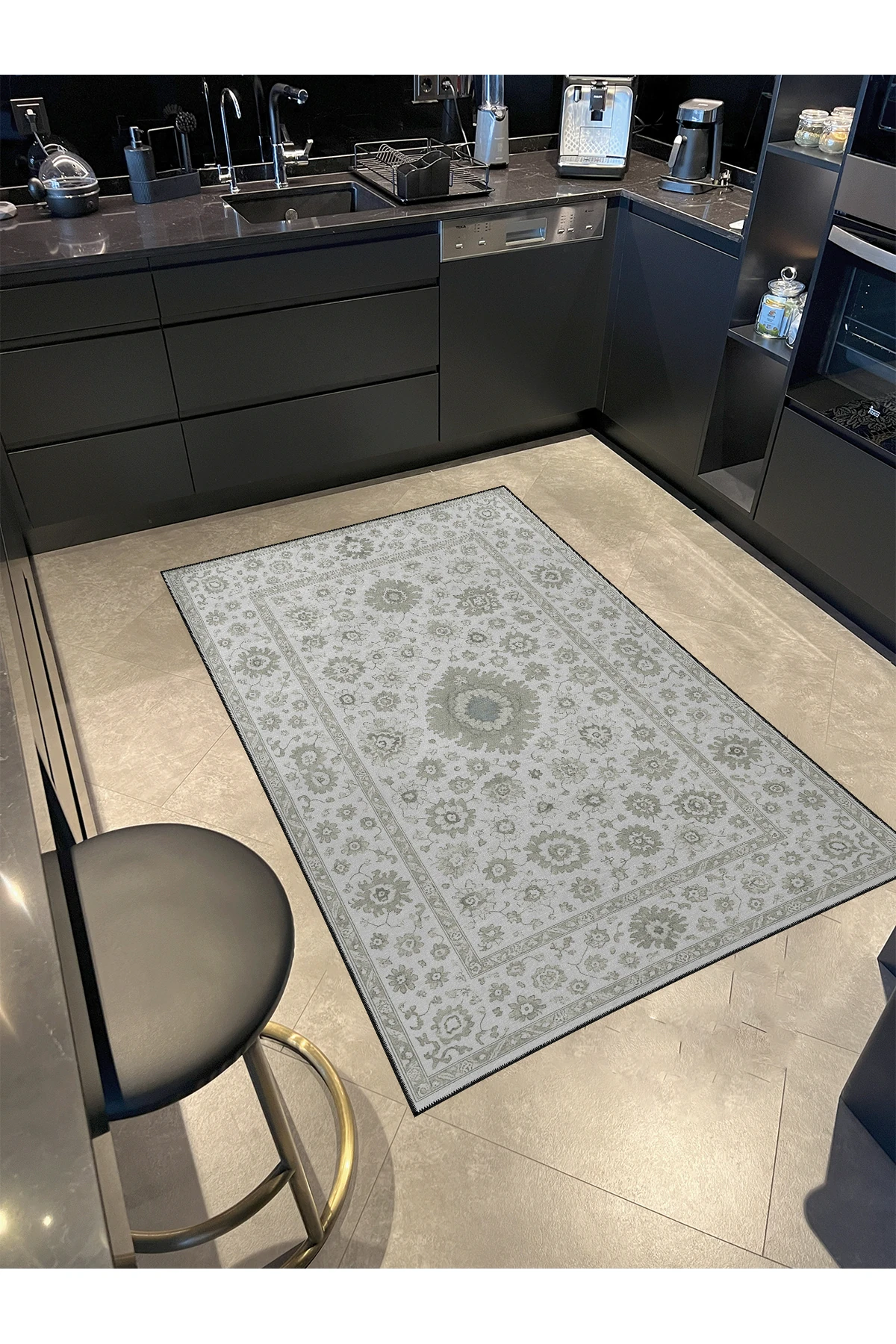 MOSSO Morden Temalı Desenli Modern Dekoratif Halı mosso456