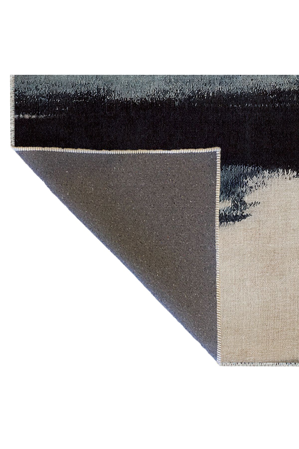 SDNEY Bej Mavi Ton Karma Soyut Desenli Kreatif Modern Dekoratif Halı 2216