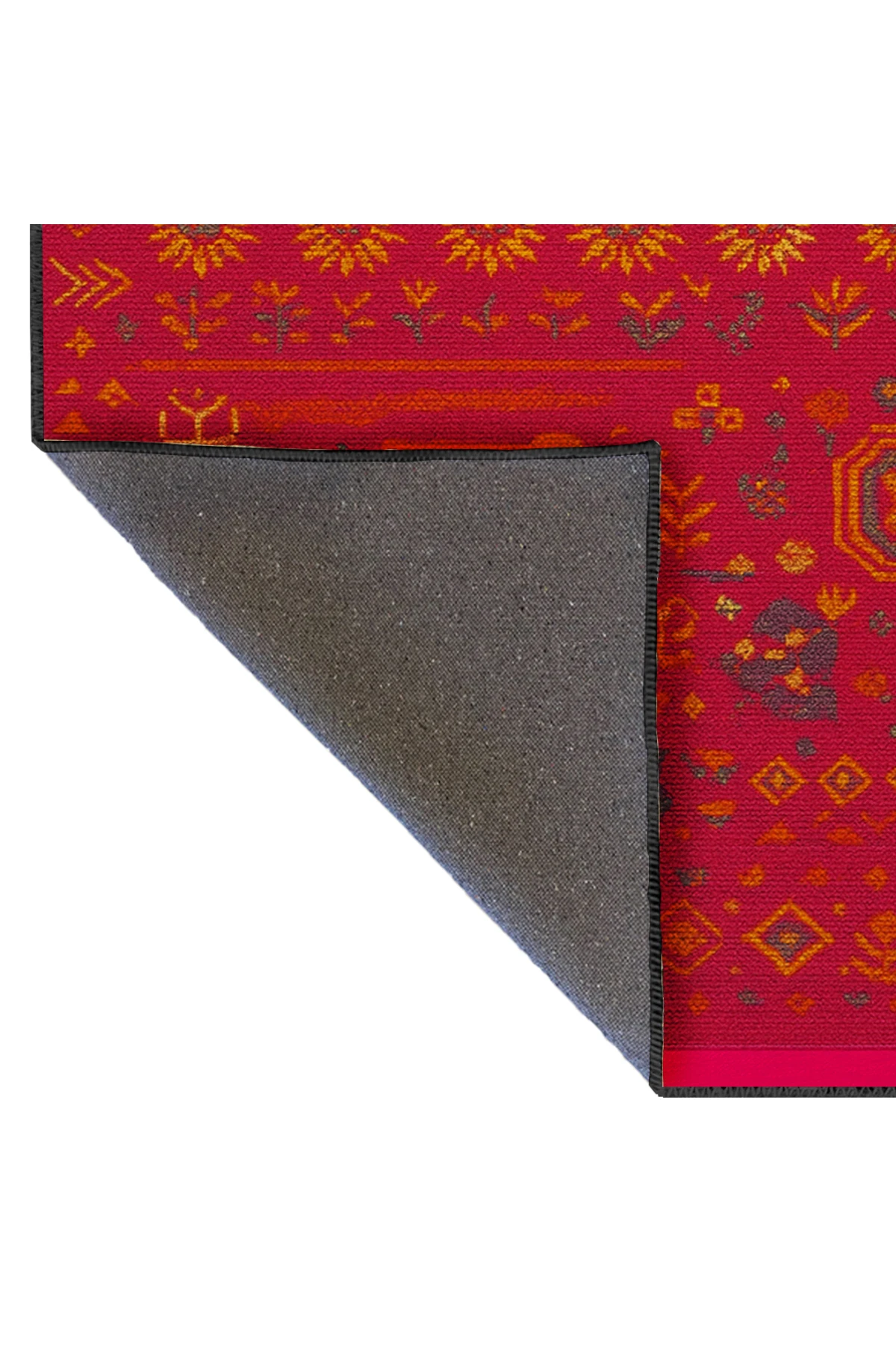 MOSSO Klasik Anadolu Geleneksel Desenli Dokuma Taban Vintage Dekoratif Halı mosso853