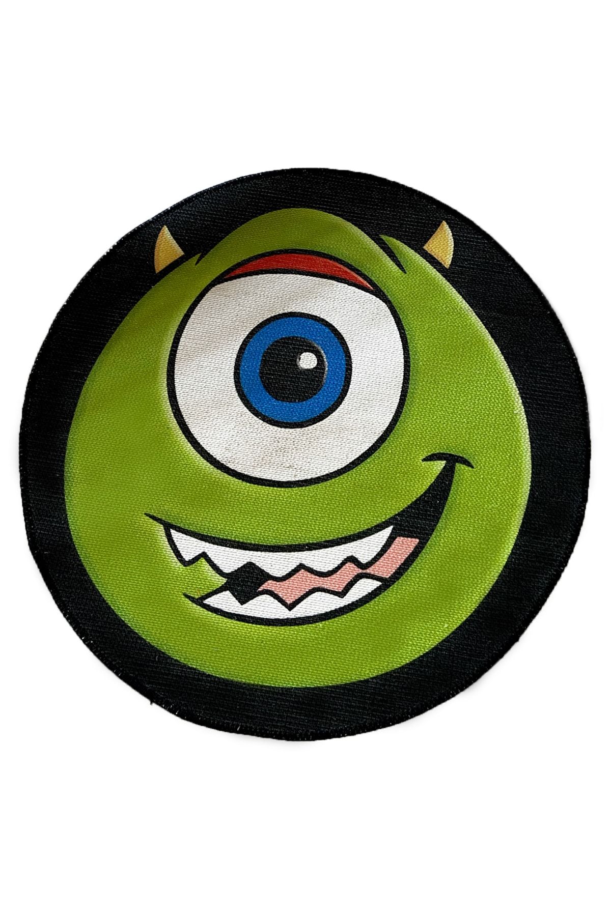 Mira 850 Sevimli Canavarlar Desenli Yeşil Yuvarlak Halı