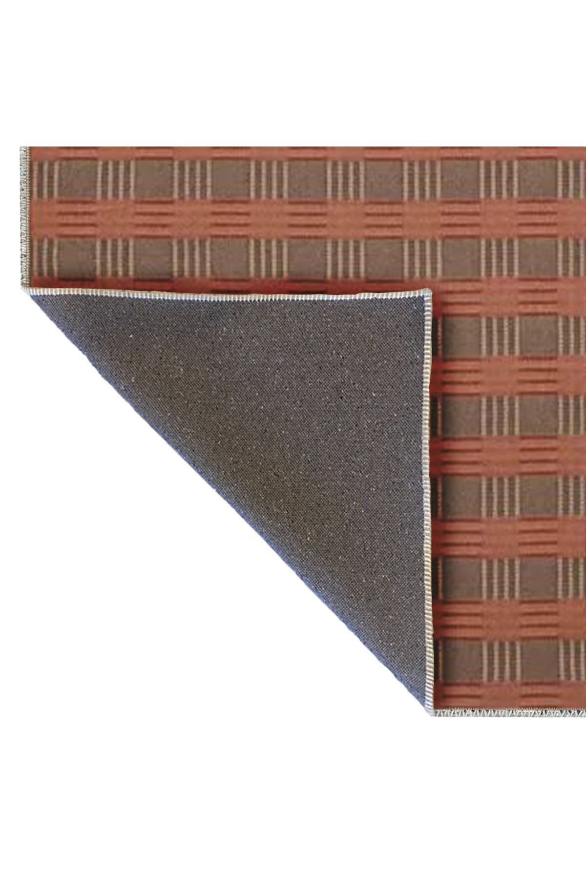 Ametist Serisi Kahve Bej Tonlar Patchwork Detaylı Desen Dokuma Taban Modern Dekoratif Halı ametist54