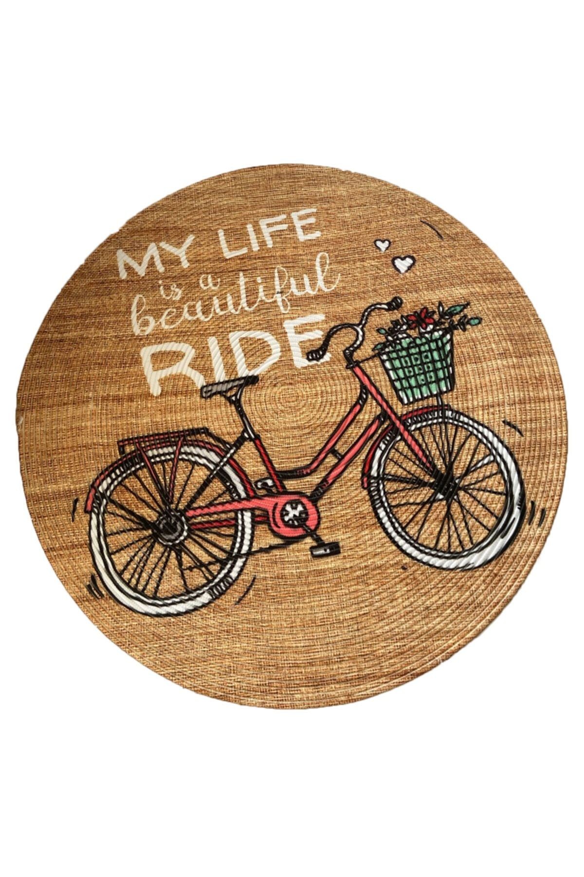 1001 Bicycle Flower Örgü Halı