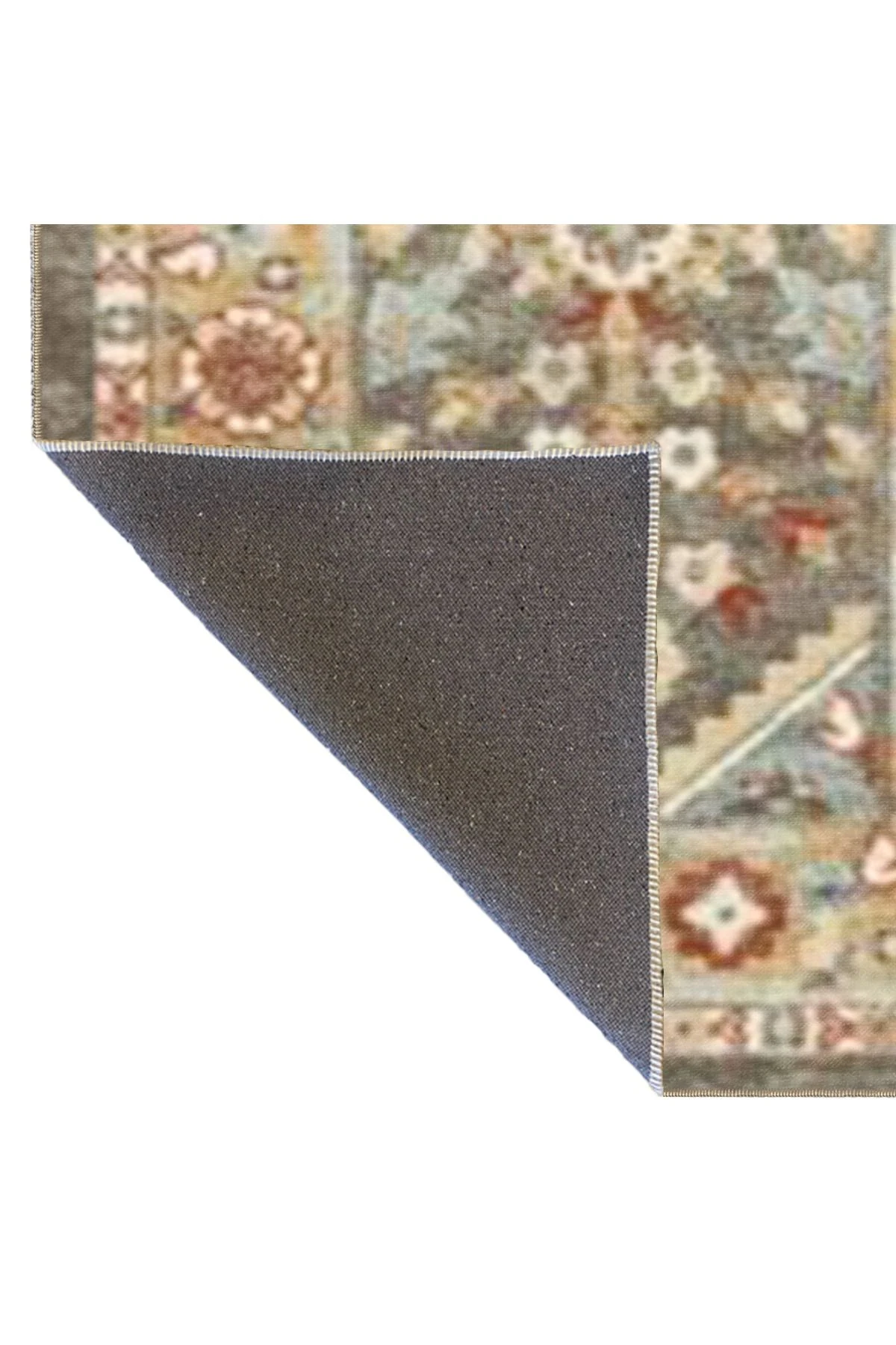 Kahverengi Geleneksel Desenli Dokuma Taban Halı miravip1087