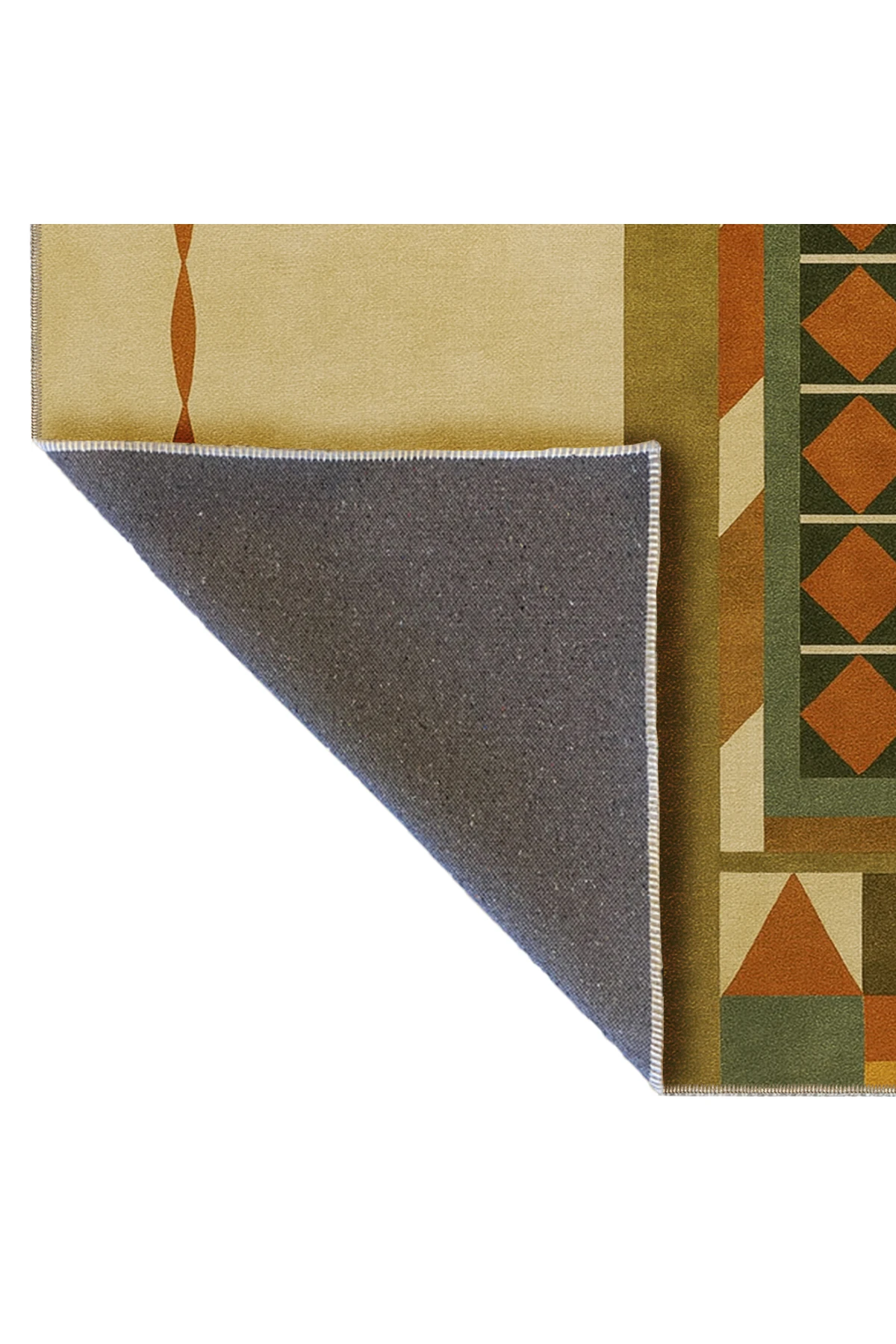 MOSSO Geleneksel Motifli Desen Dokuma Taban Vintage Dekoratif Halı mosso876