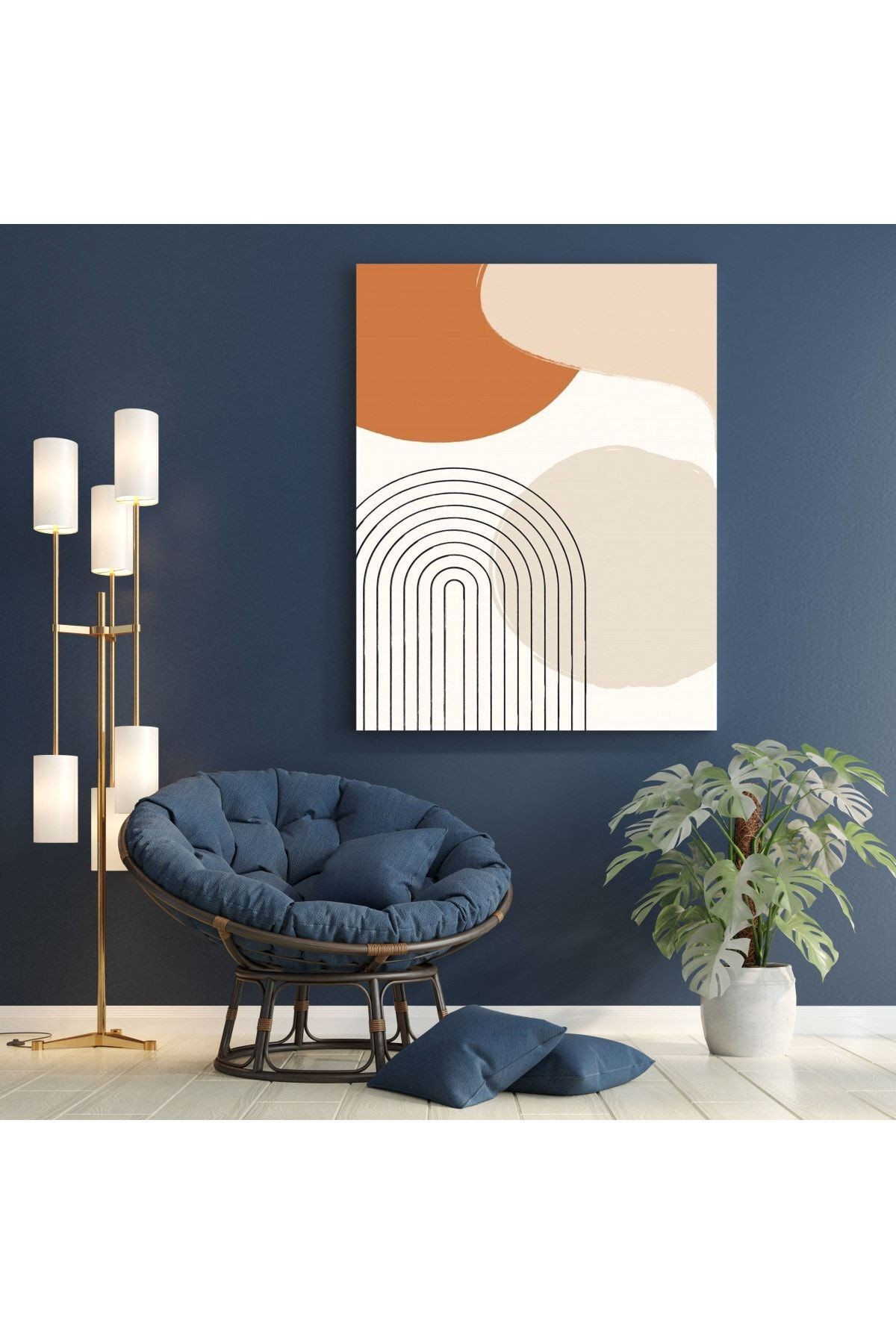 Kanvas Tablo Soft Renk Ve Minimalist Desen Temalı 347
