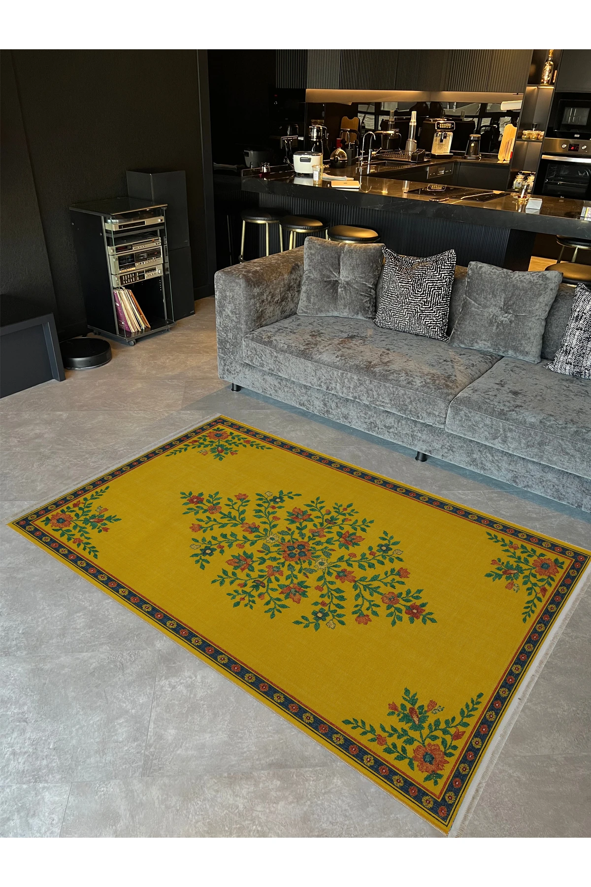 MOSSO Geleneksel Temalı Desen Modern Dekoratif Halı mosso480