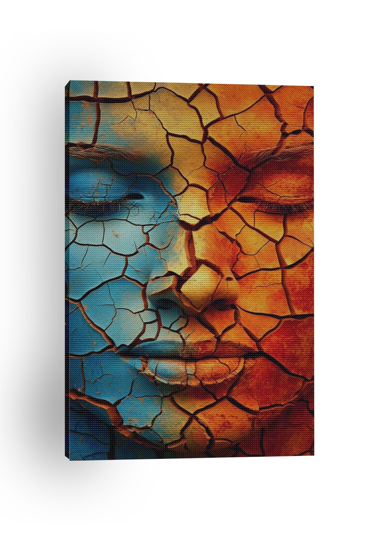 Kanvas Tablo Toprak Adam Temalı Tablo