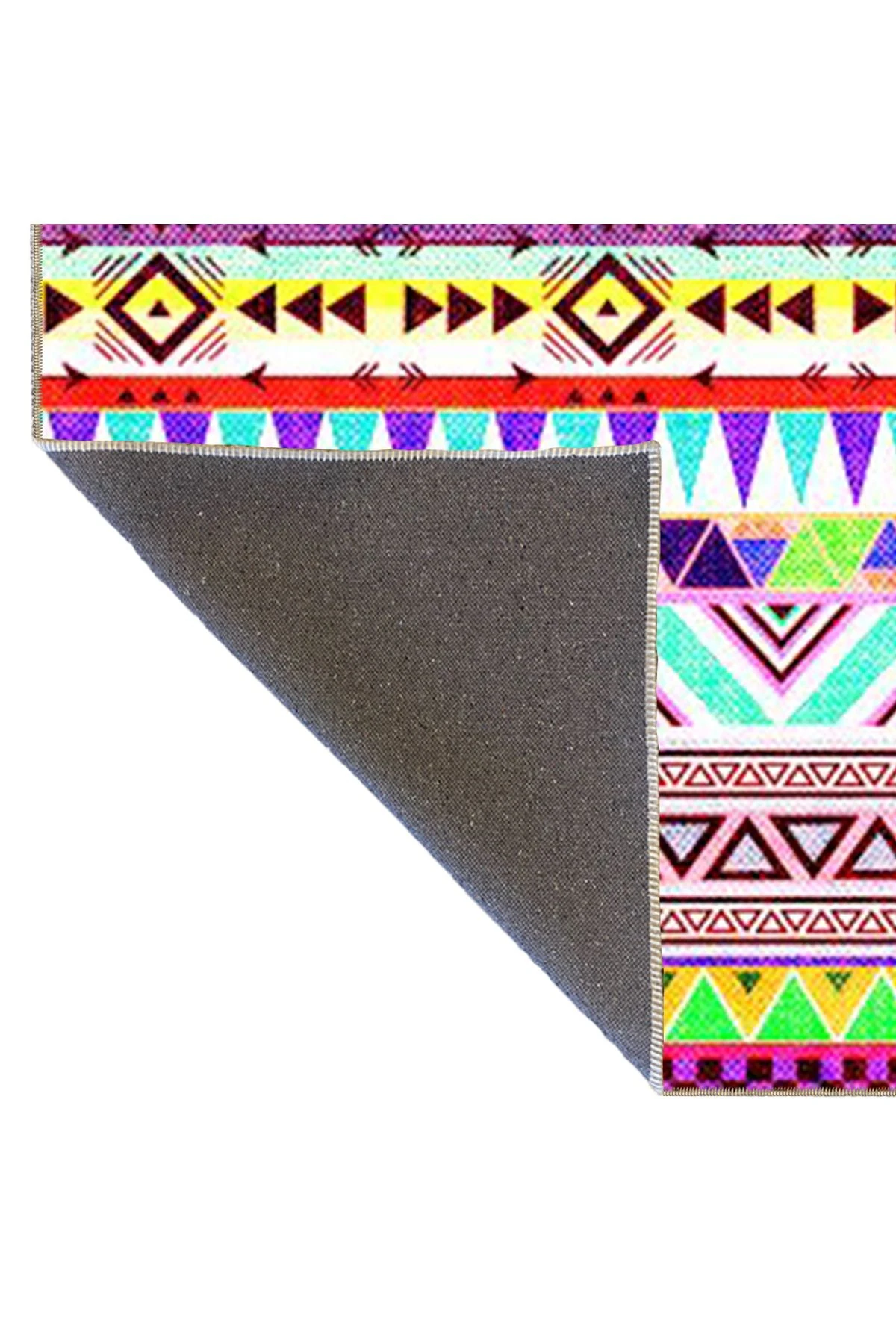 Çok Renkli Karma Geometrik Desenli Kreatif Modern Dekoratif Halı 4723