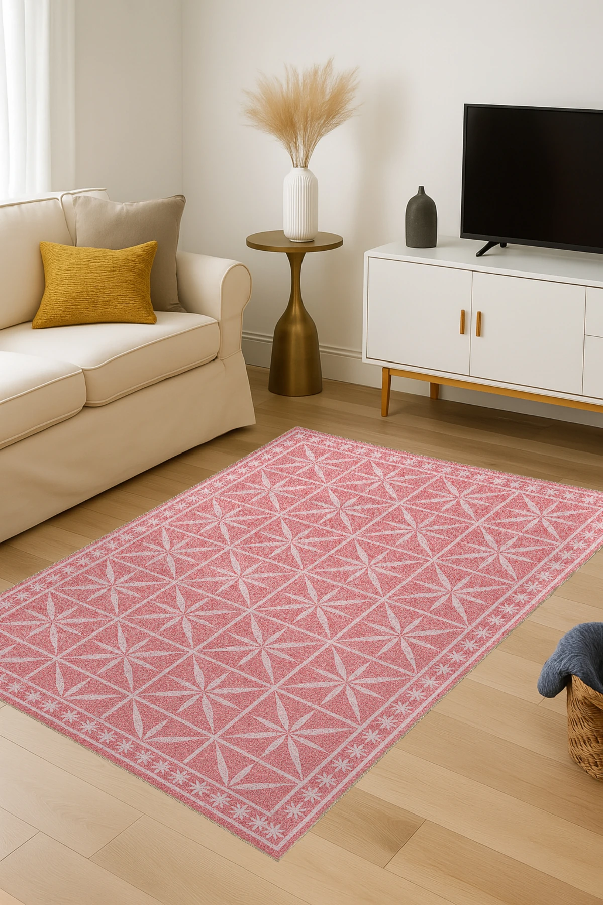 MOSSO Morden Temalı Desenli Modern Dekoratif Halı mosso451