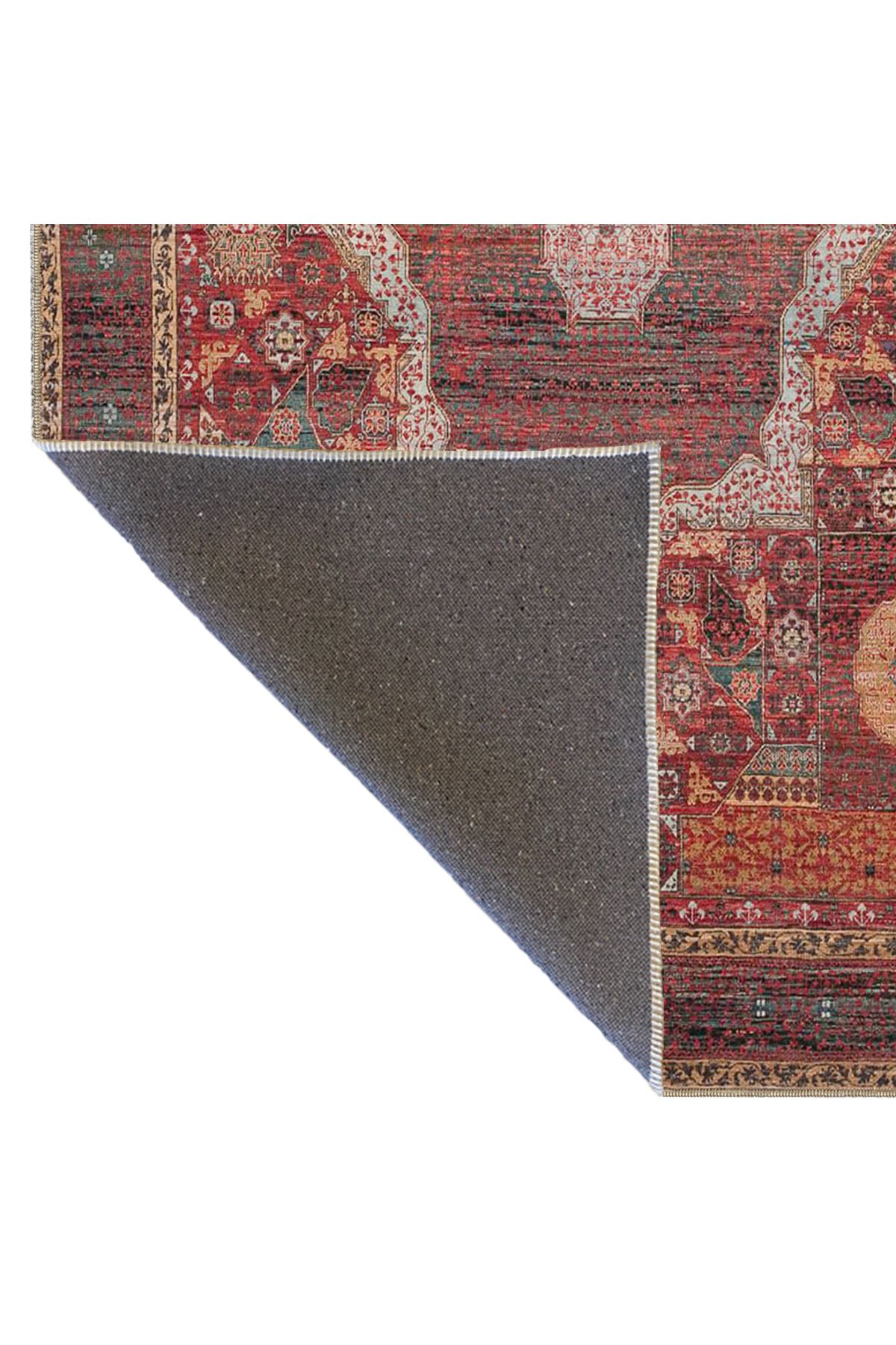 KahveRenkli Tonlarda Baklava Desenli Dokuma Taban miravip664