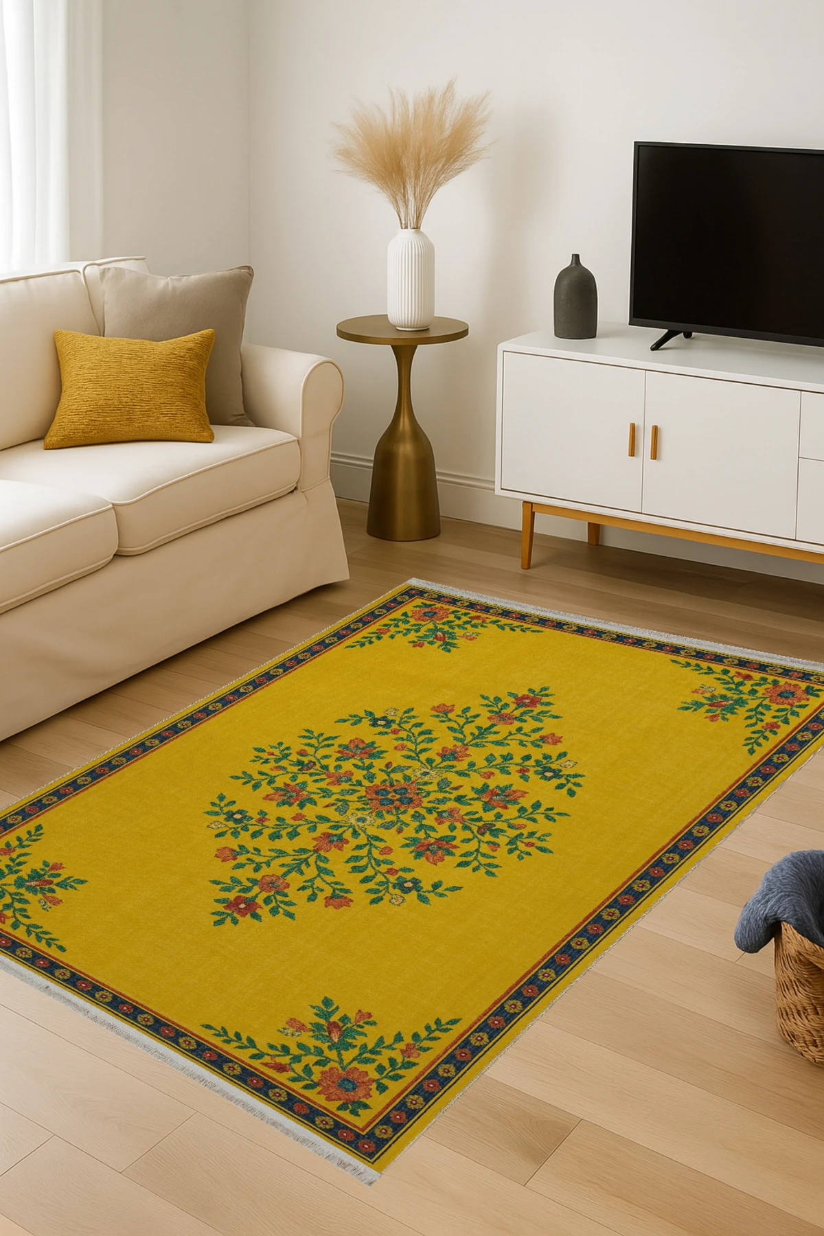 MOSSO Geleneksel Temalı Desen Modern Dekoratif Halı mosso480