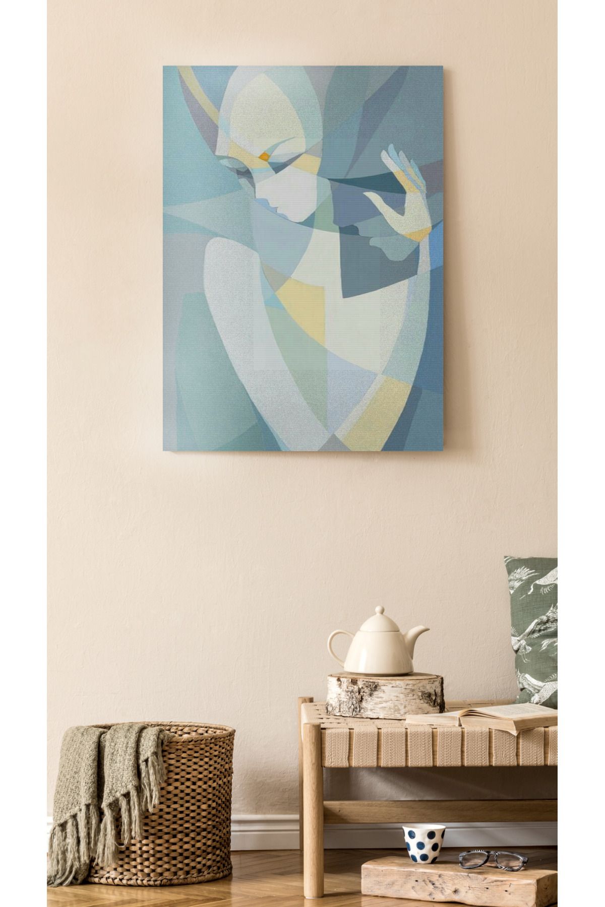 Kanvas Tablo Soyut Kız Temalı Desenli Temalı Tablo