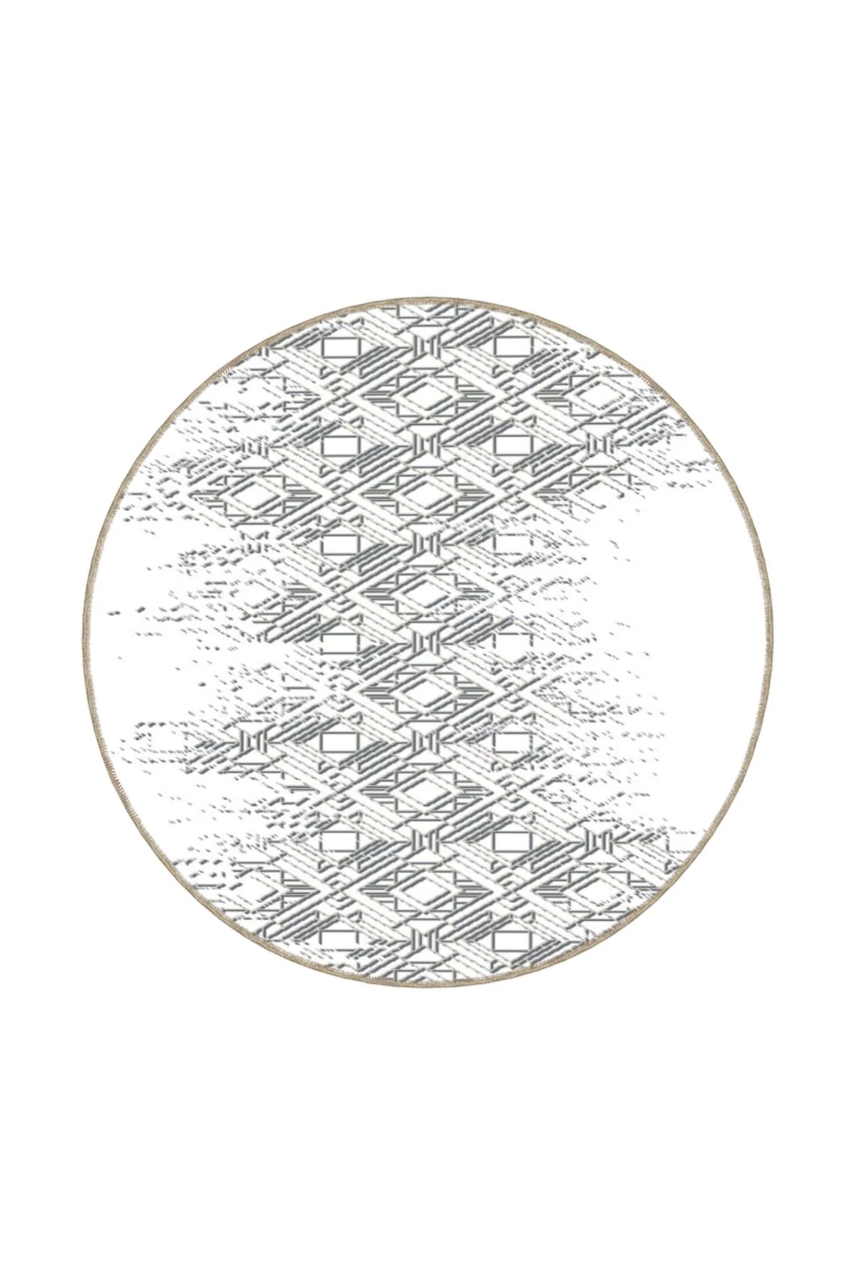 Beyaz Soft Baklavalı Halı ve Yıkanabilir Halı miravip9705