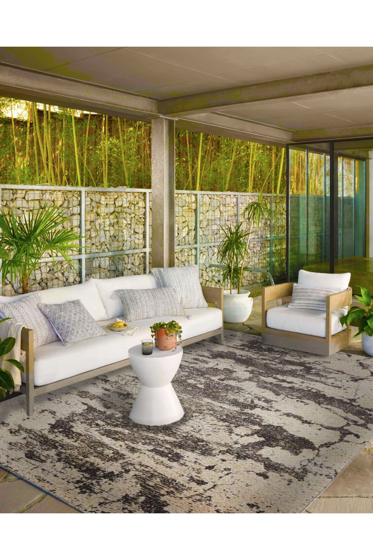 Kahverengi Pastelli Desenli Dokuma Taban Halı ve Yıkanabilir Halı miravip10461