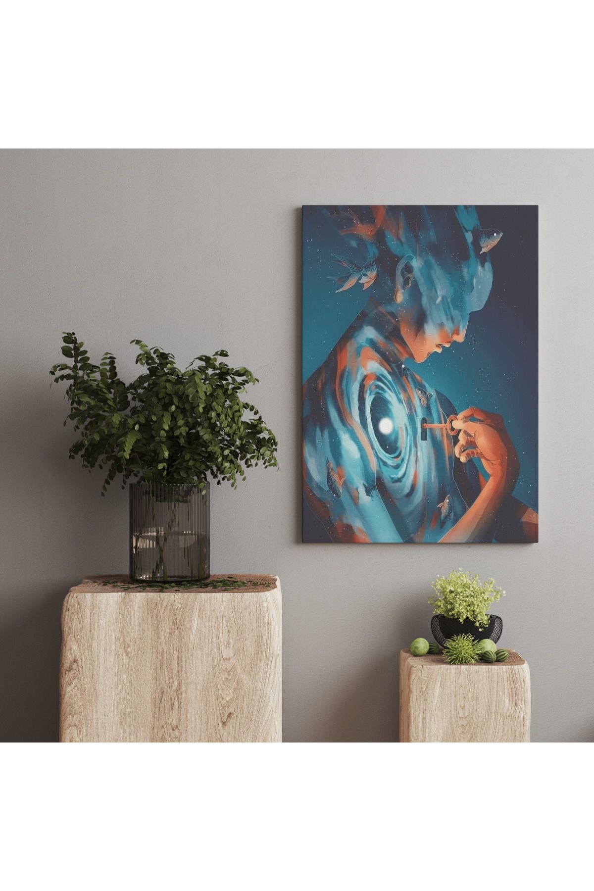 Kanvas Tablo Yaşamın Anahtarı