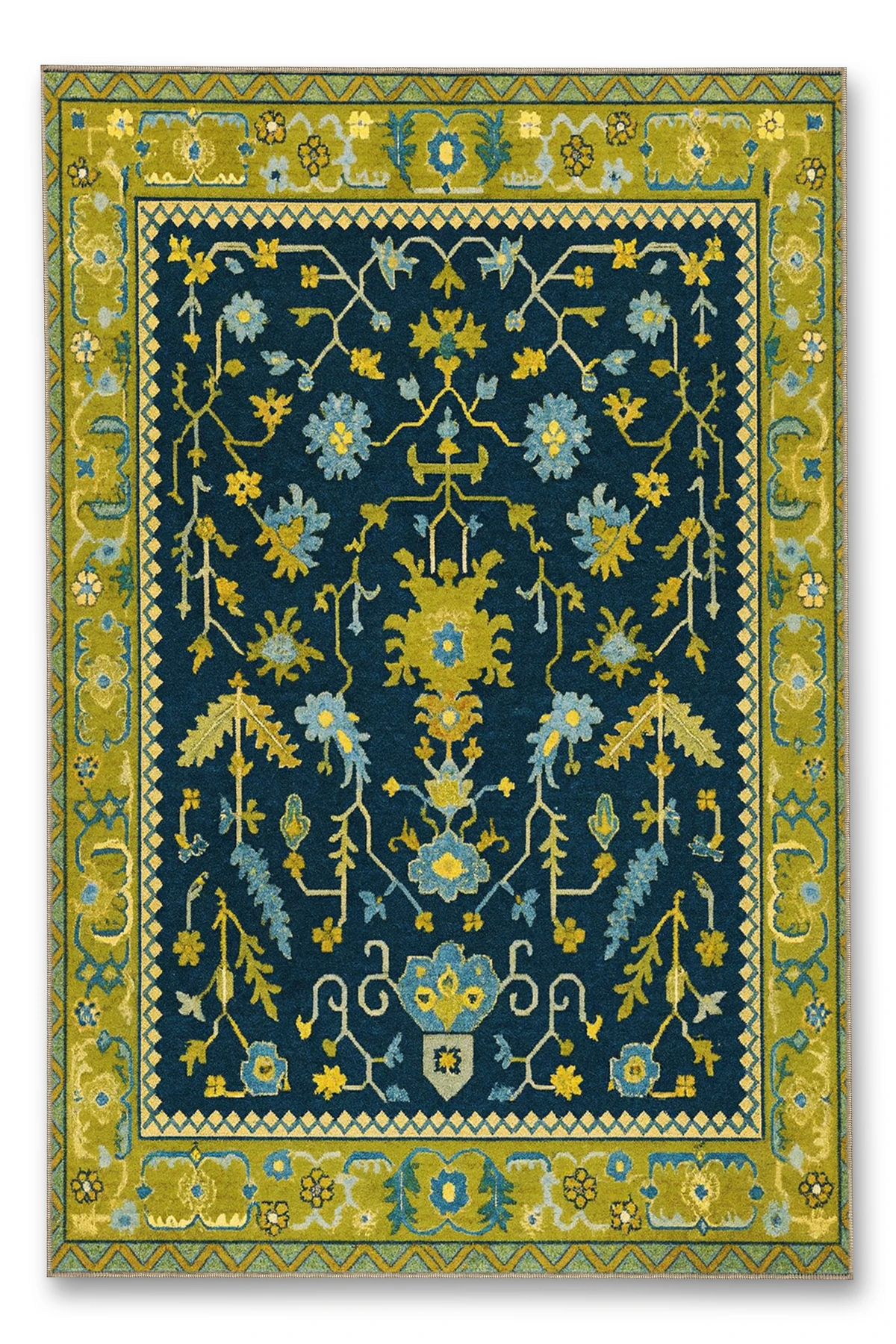 MOSSO Geleneksel Motifli Desen Dokuma Taban Vintage Dekoratif Halı mosso890