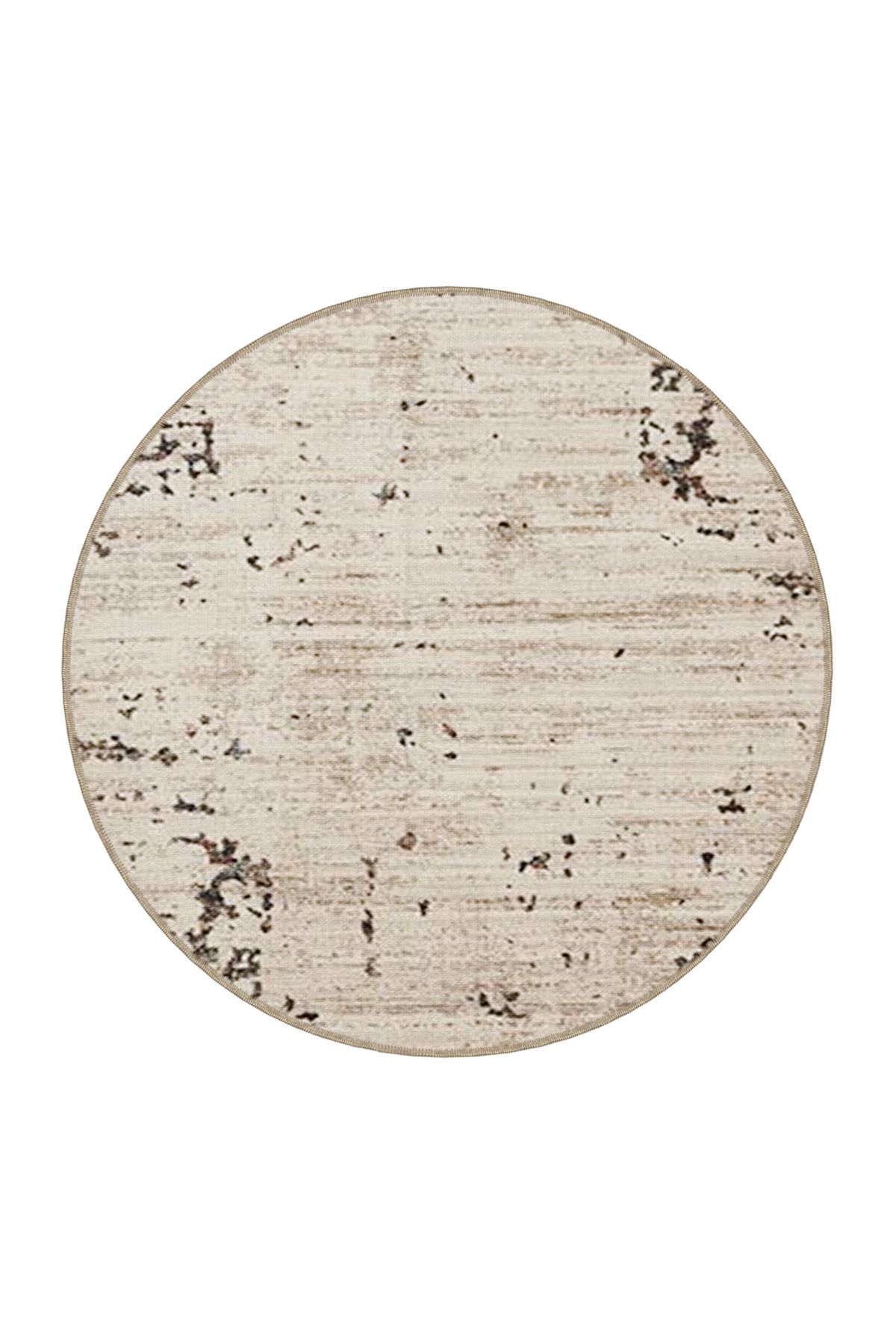 Kahve Bej Temalı Abstract Soyut Desenli Kreatif Modern Dekoratif Halı 3938