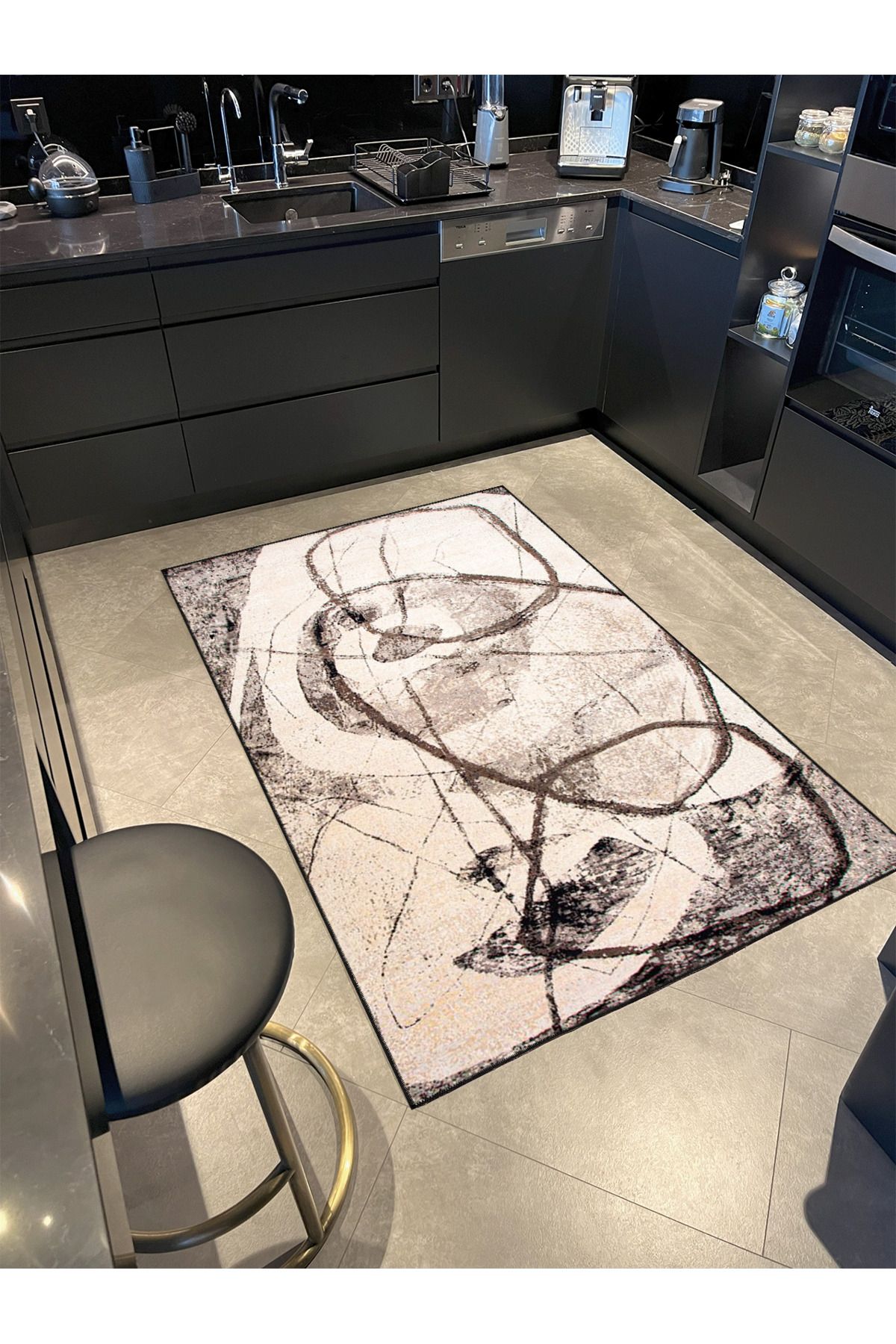 Krem Dokuma Taban Halı miravip533