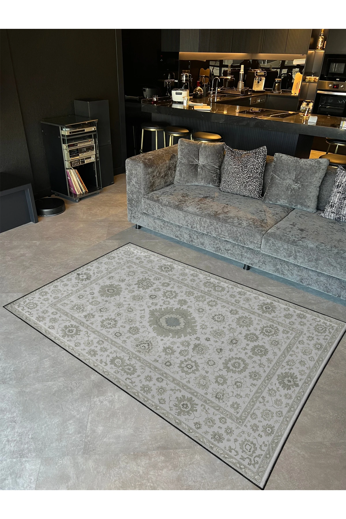 MOSSO Morden Temalı Desenli Modern Dekoratif Halı mosso456