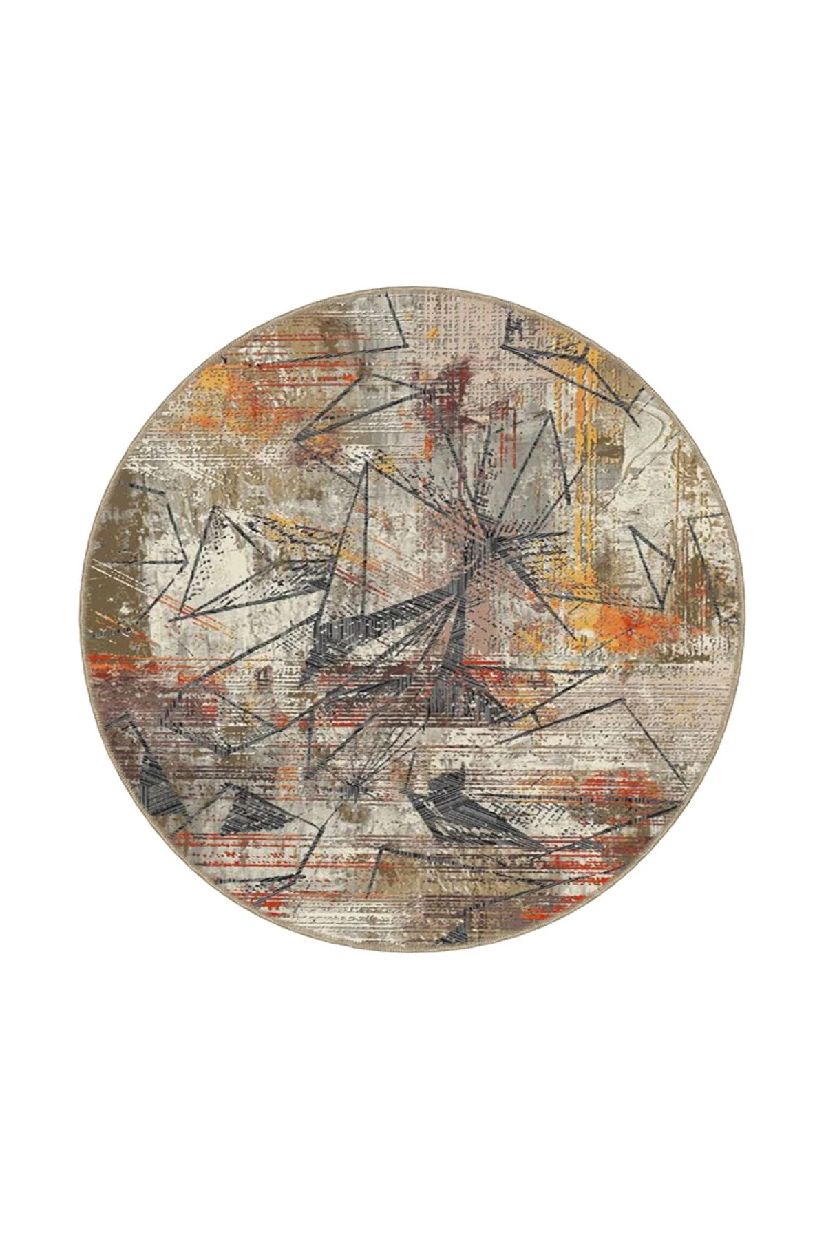 Siesta Kahverengi Desenli Dokuma Taban Halı ve Yıkanabilir Halı miravip10154