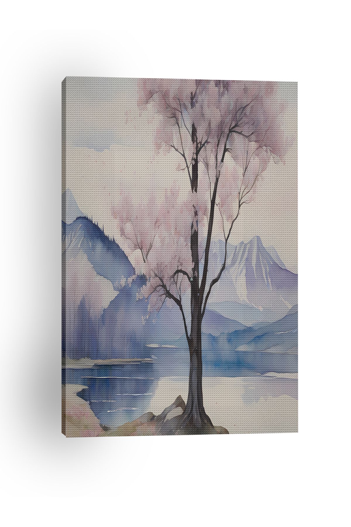 Kanvas Tablo Traditional Dağ Temalı Modern Tablo