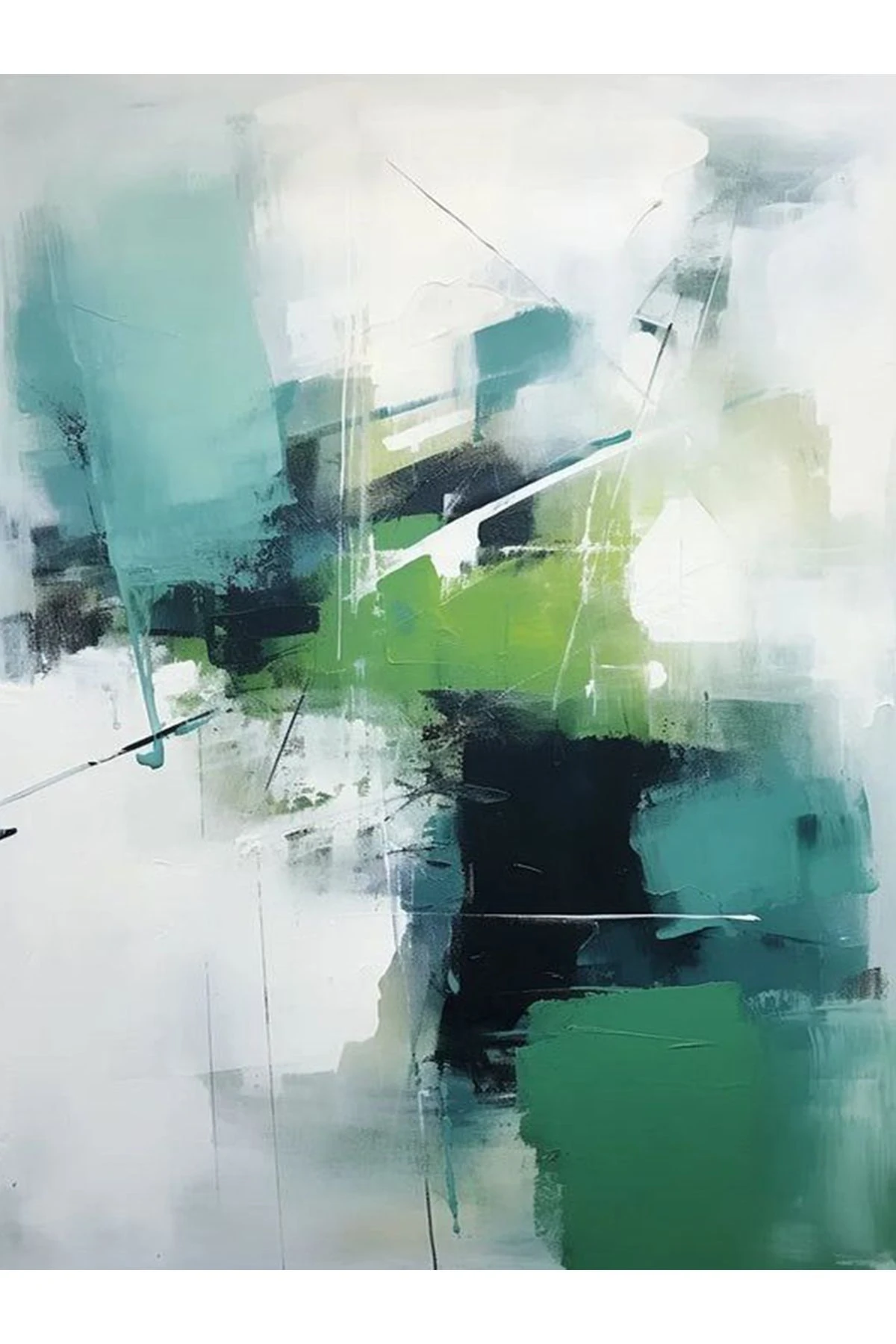 Yılmaz Koleksiyonu Pastel Tonlarda Soyut Abstract Desenli Kreatif Modern Dekoratif Halı 19