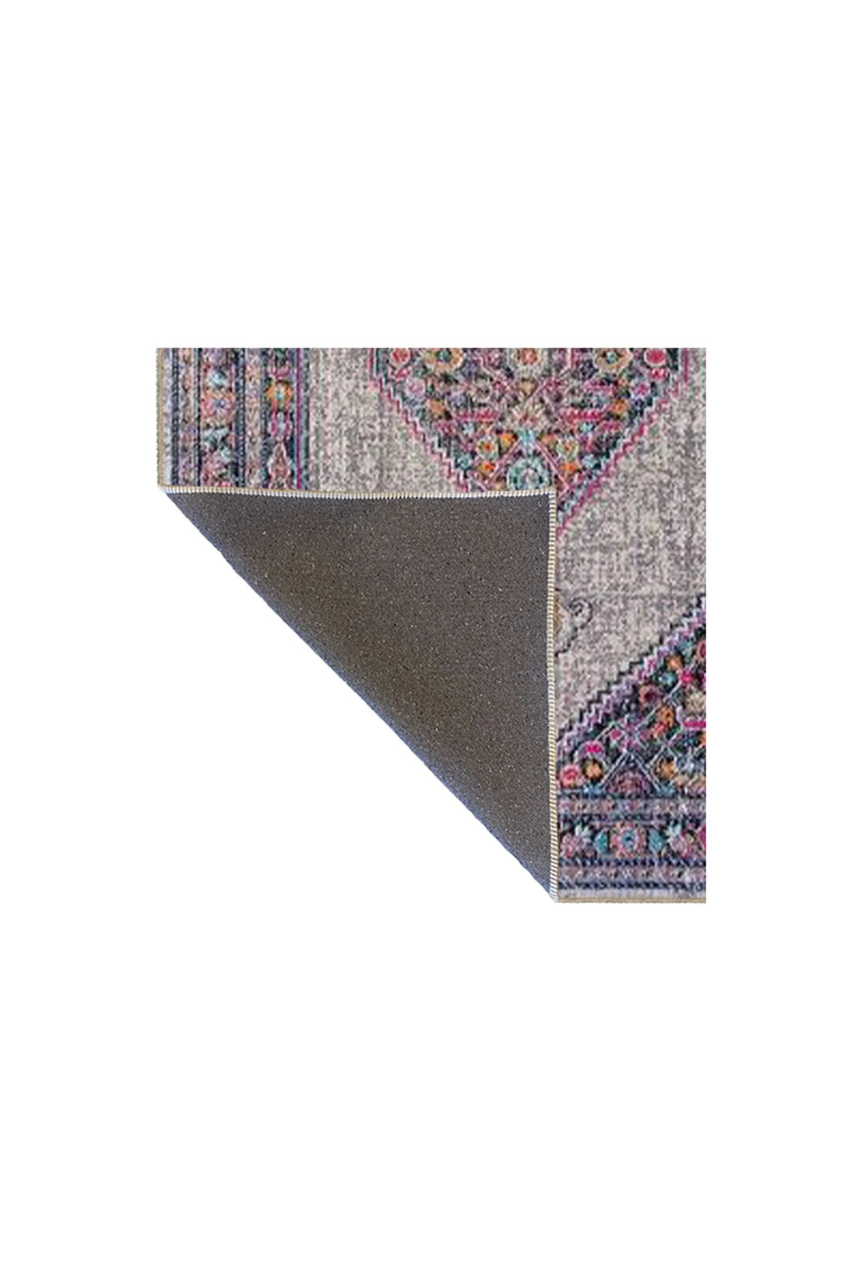 Mor Geleneksel Temalı Desenli Dokuma Taban Halı ve Yıkanabilir Halı miravip10124