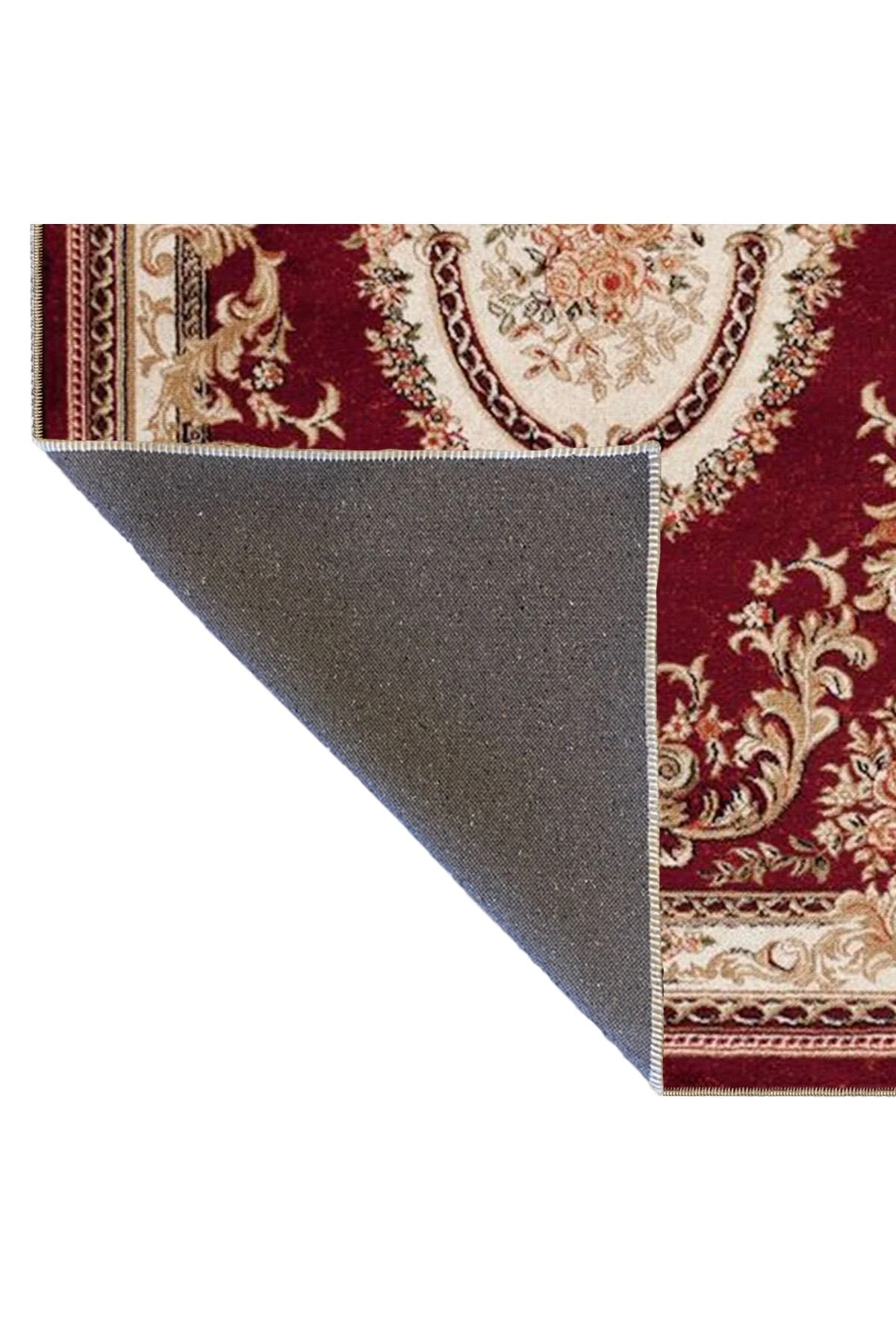 Kırmızı Geometrik Dokuma Taban Halı miravip196