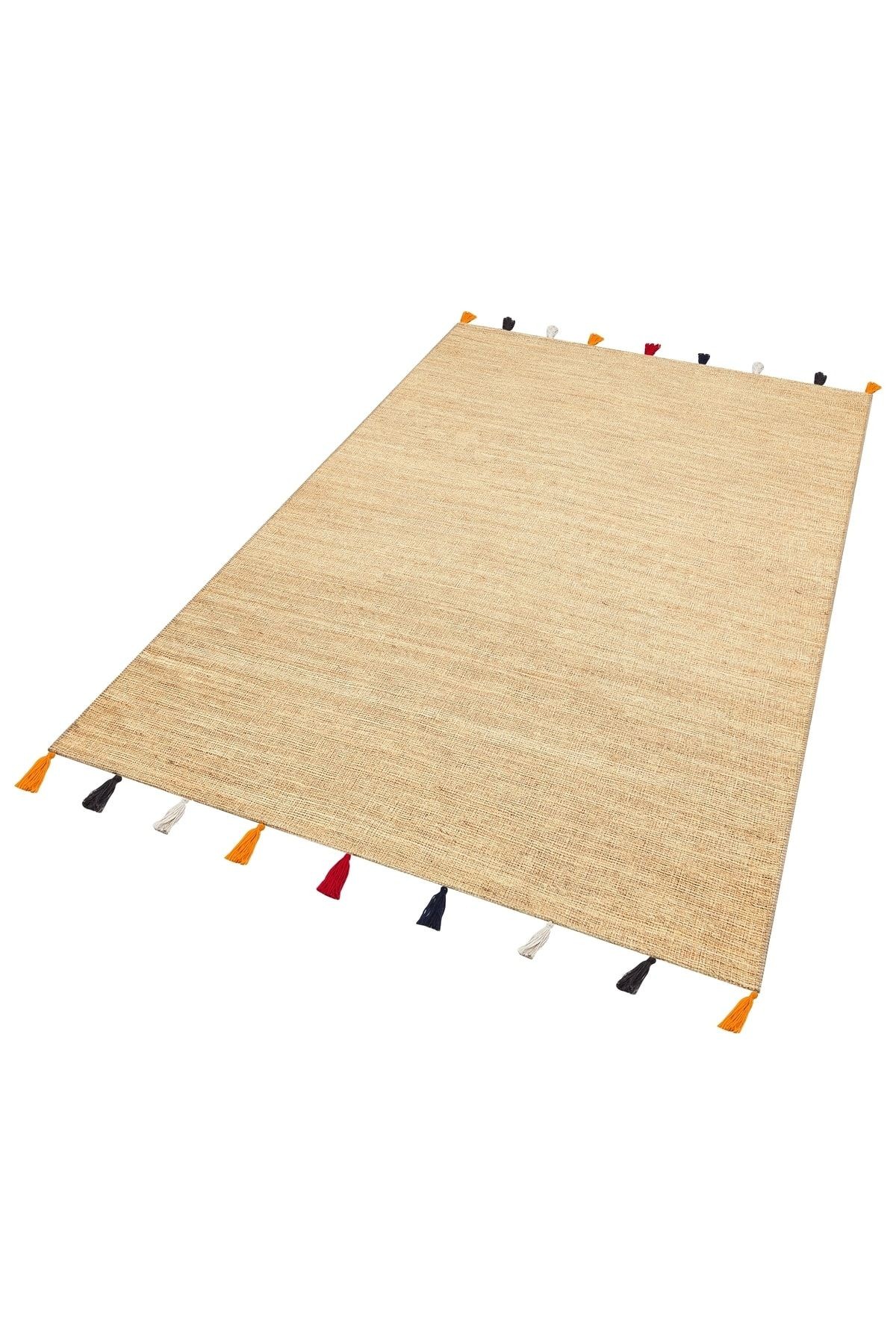 Moroccan 9000 Renkli Püsküllü Bohomian Ve Modern Kilim