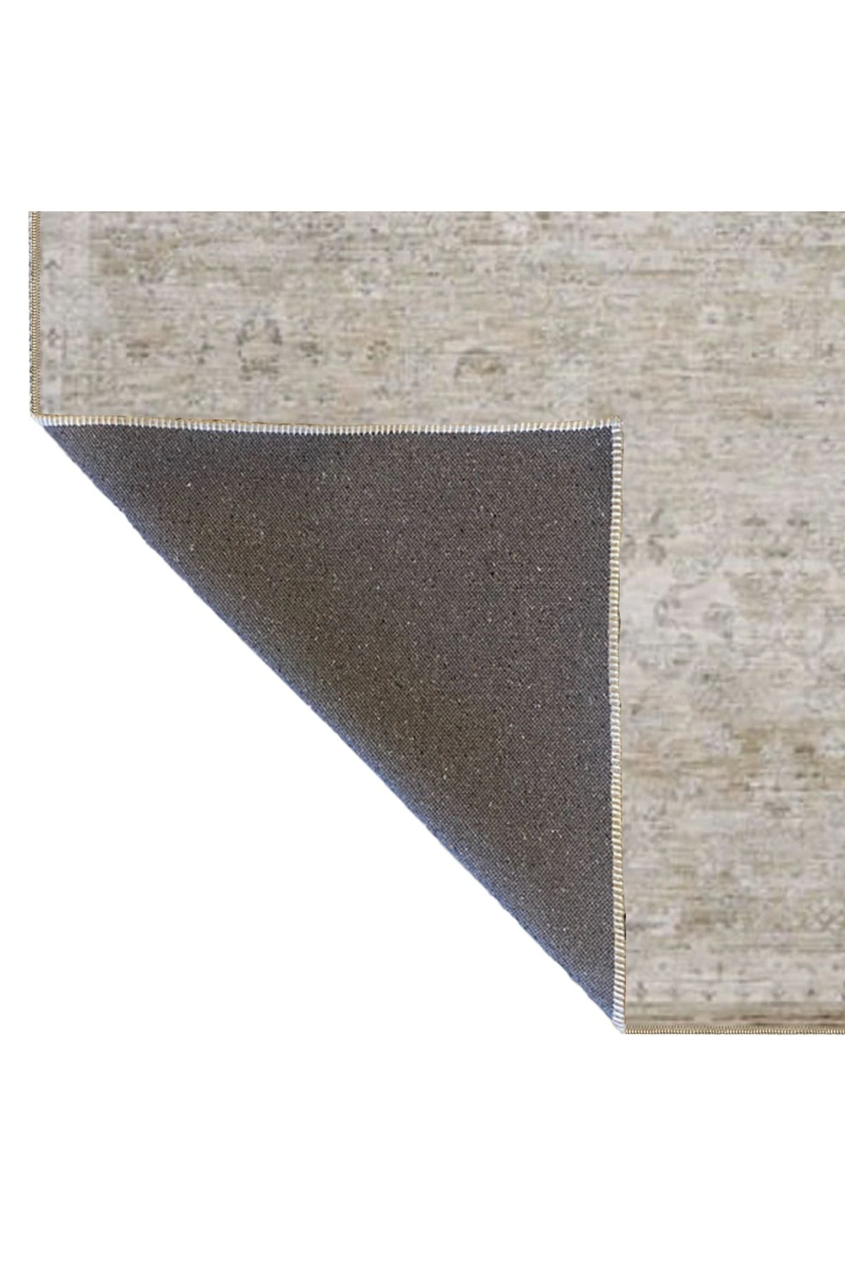 Krem Soyut Renkli Geleneksel Dekoratif Yıkanabilir Halı miravip9002