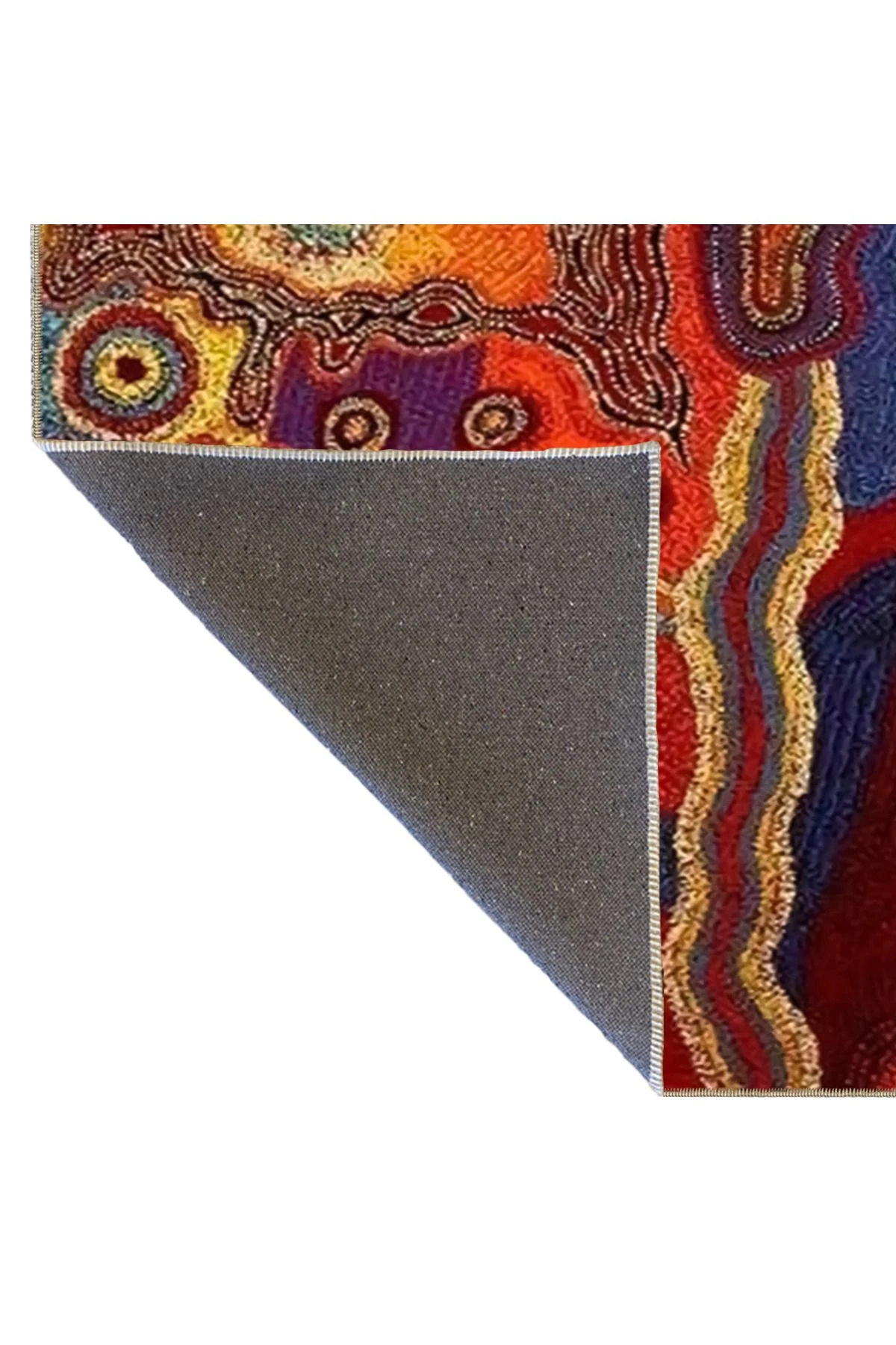 Çok Renkli Abstract Soyut Desenli Kreatif Modern Dekoratif Halı 3590