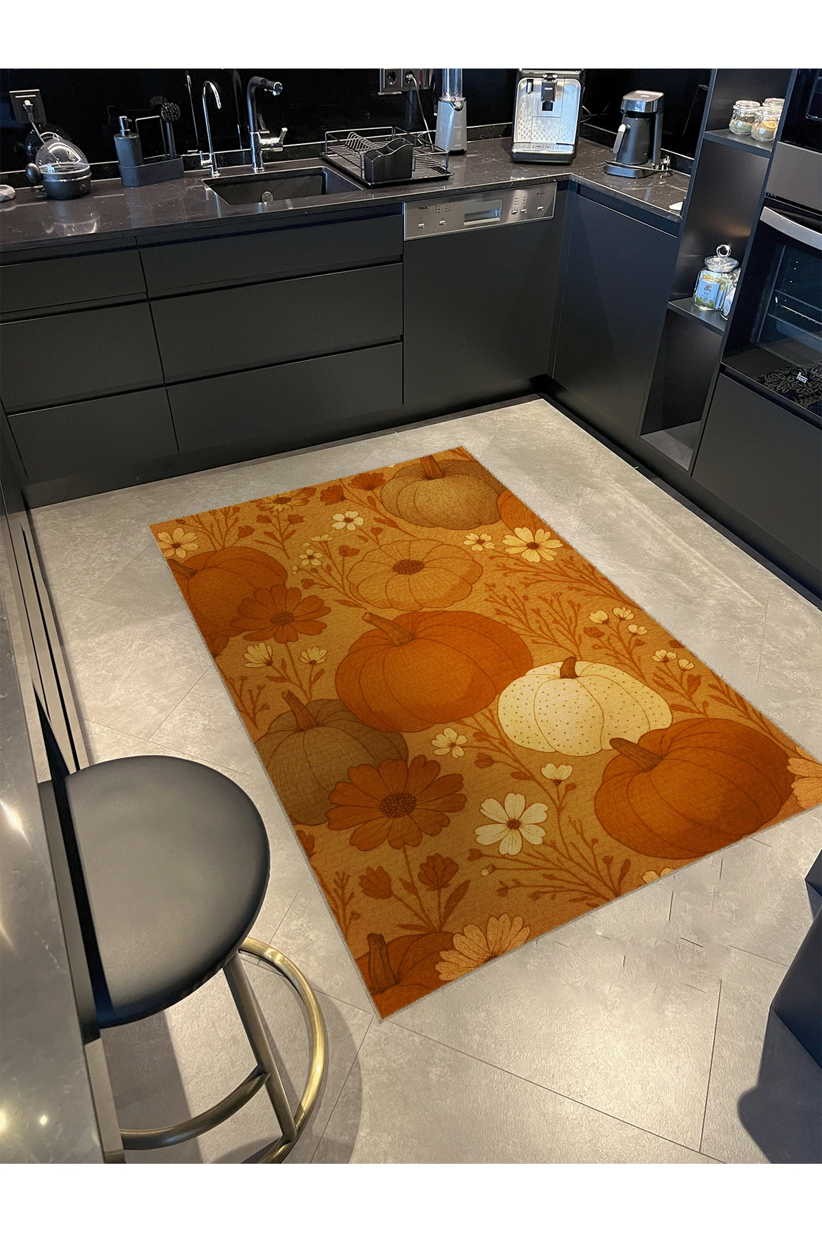 MOSSO Geleneksel Motifli Desen Dokuma Taban Vintage Dekoratif Halı mosso893