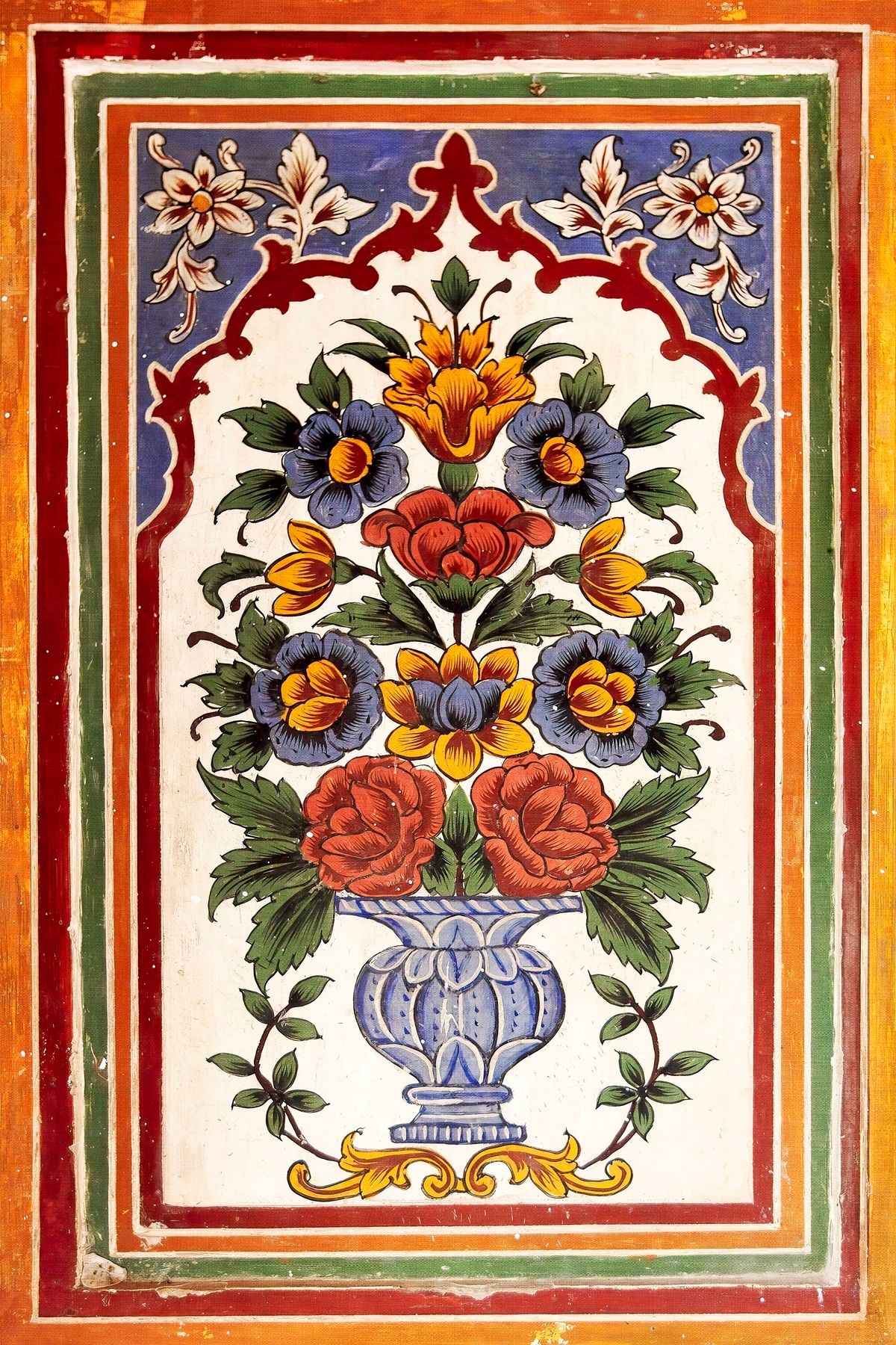 Kanvas Tablo Vazoda Çiekler Temalı 976