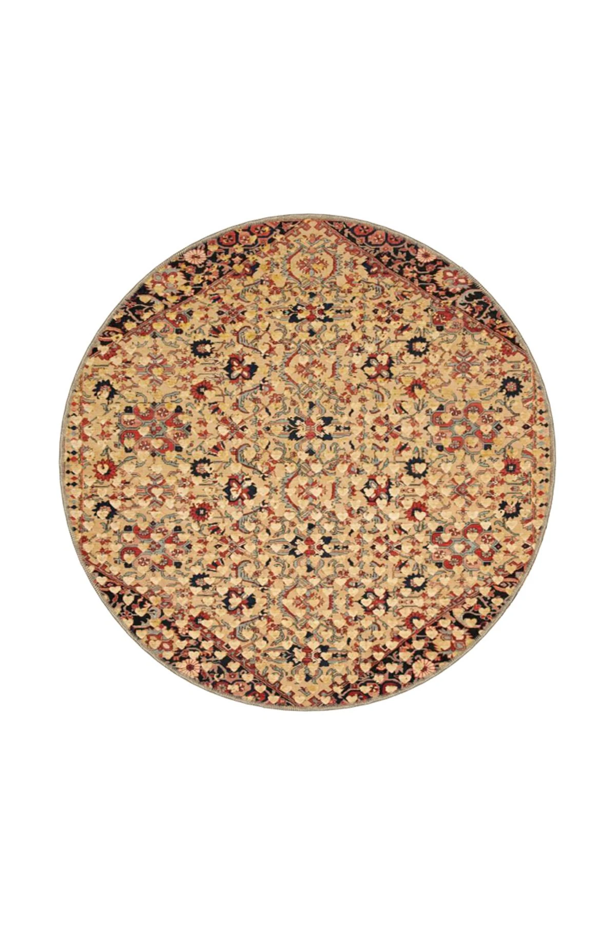 Kahverengi Geometrik Desenli Dokuma Taban miravip697