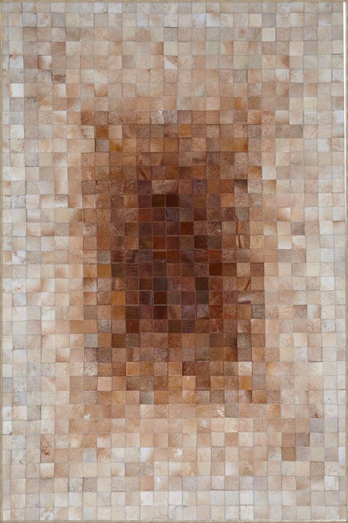 Kari Kahverengi Temalı Dokuma Taban Halı ve Yıkanabilir Halı miravip10303