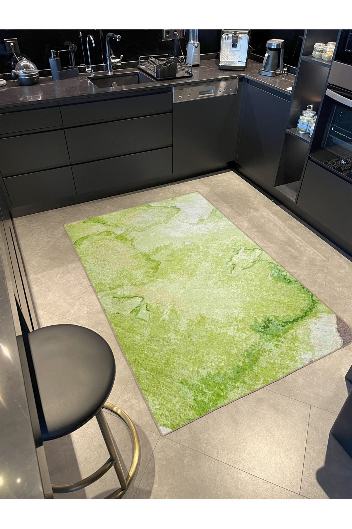 Yeşil Renkli Dokuma Taban miravip701