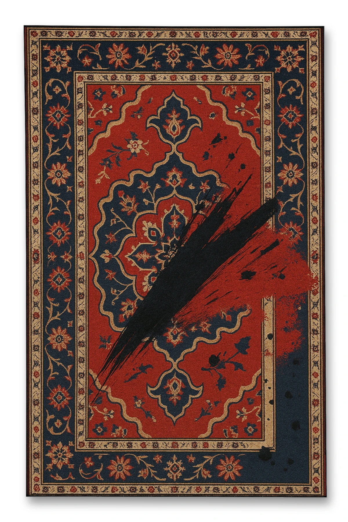 MOSSO Geleneksel Temalı Desen Modern Dekoratif Halı mosso479