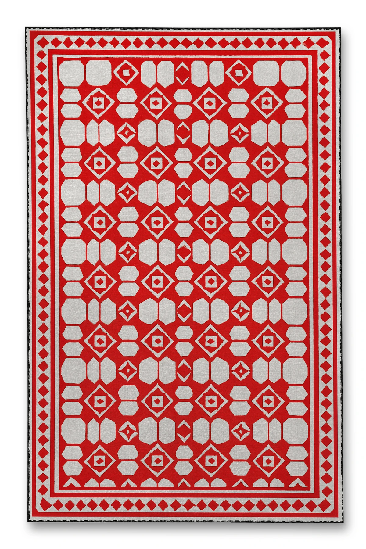 MOSSO Morden Temalı Desenli Modern Dekoratif Halı mosso442