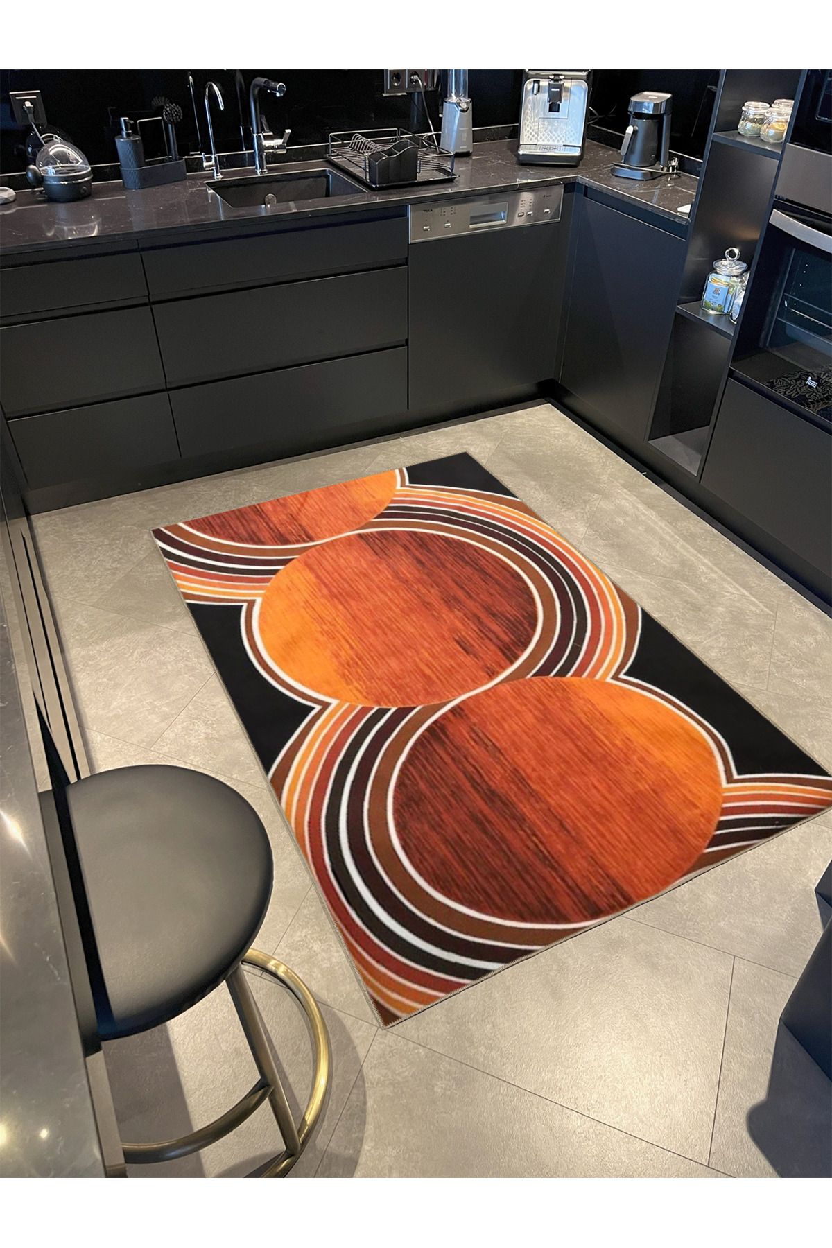 Renkli Yuvarlak Dokuma Taban miravip644