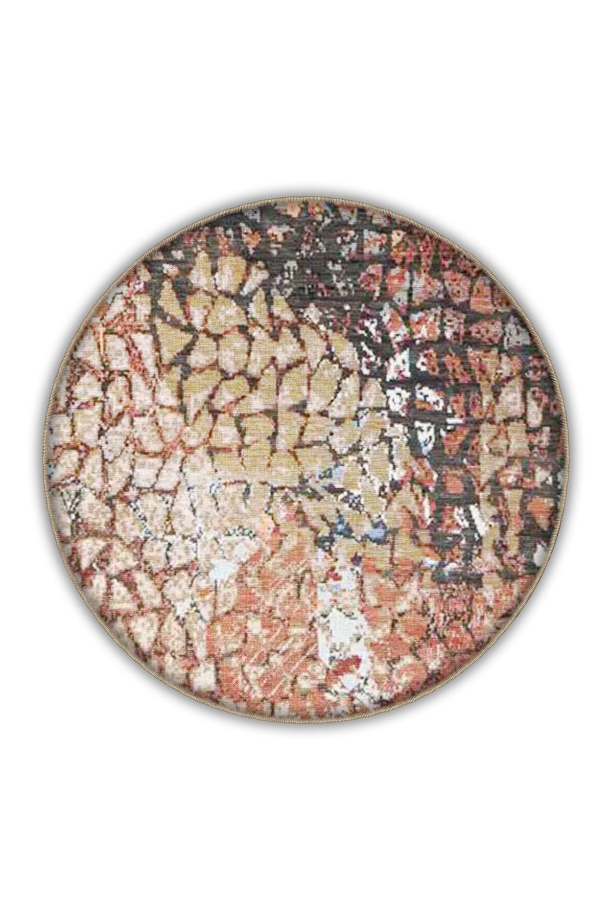 Çok Renkli Soyut Geometrik Desenli Kreatif Modern Dekoratif Halı 3316
