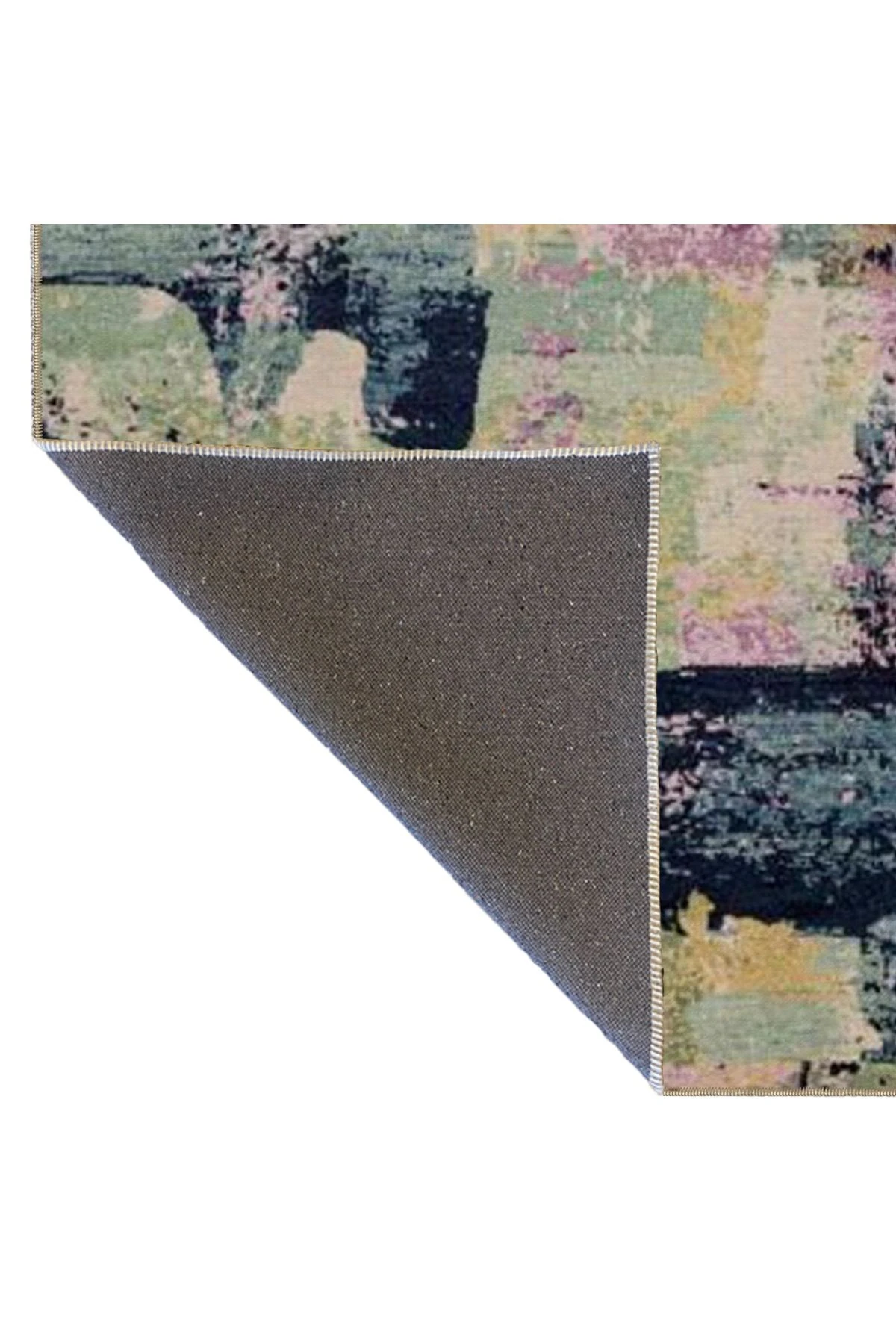 Açık Ton Çok Renkli Soyut Desenli Kreatif Modern Dekoratif Halı 4608