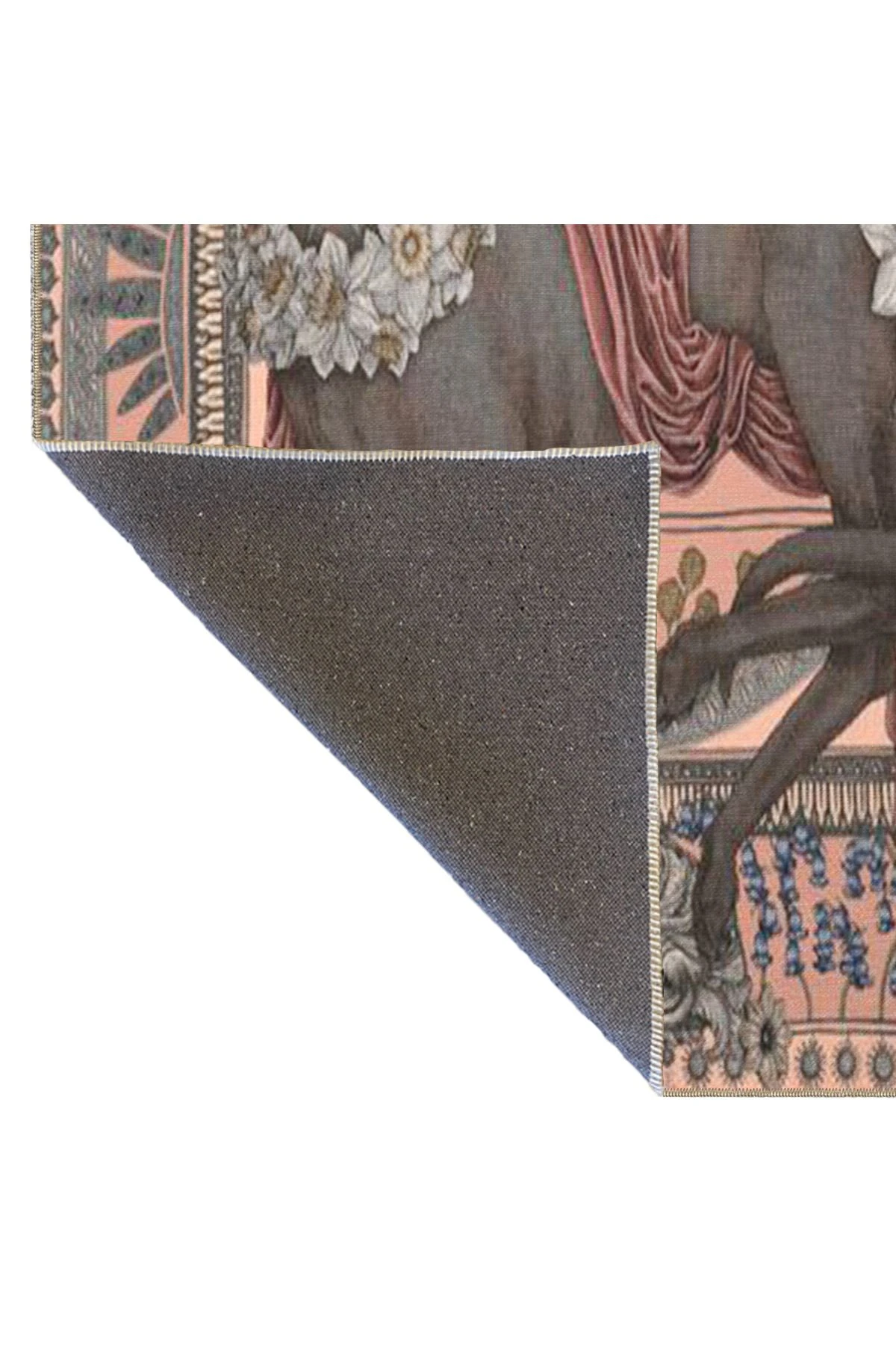 Köpek Hayvan Renkli Desenli Dokuma Taban miravip710