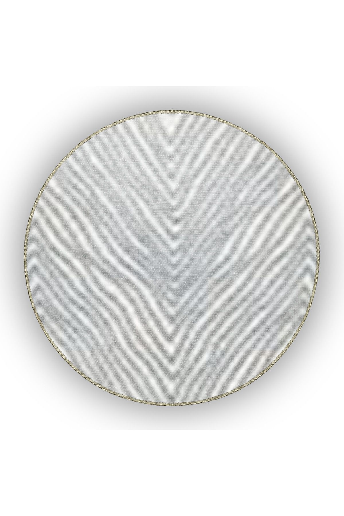 Gri Temalı Zik Zak Geometrik Desenli Kreatif Modern Dekoratif Halı 5049