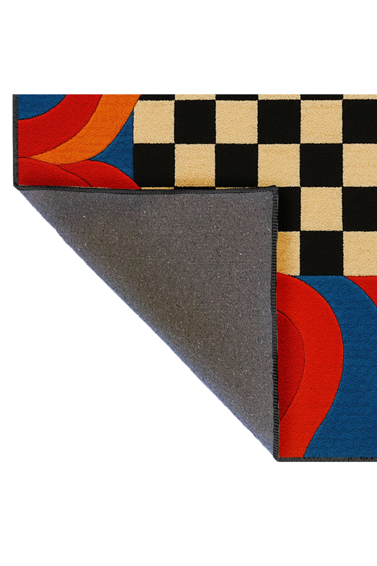 MOSSO Çiçek Motifli Desen Dokuma Taban Vintage Dekoratif Halımosso913