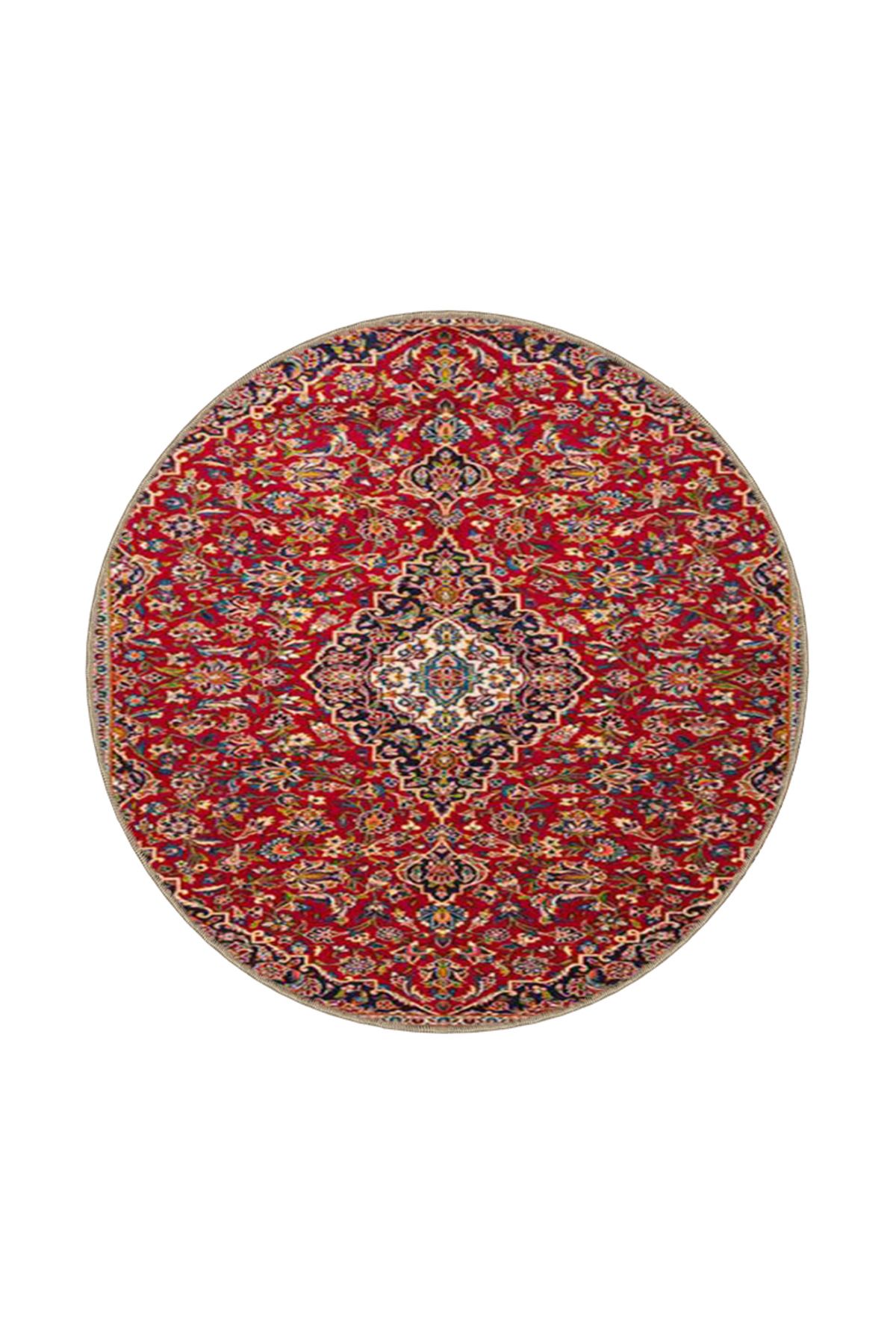 Geleneksel Açık Kırmızı Renkli Desenli Modern Dekoratif Halı 4472