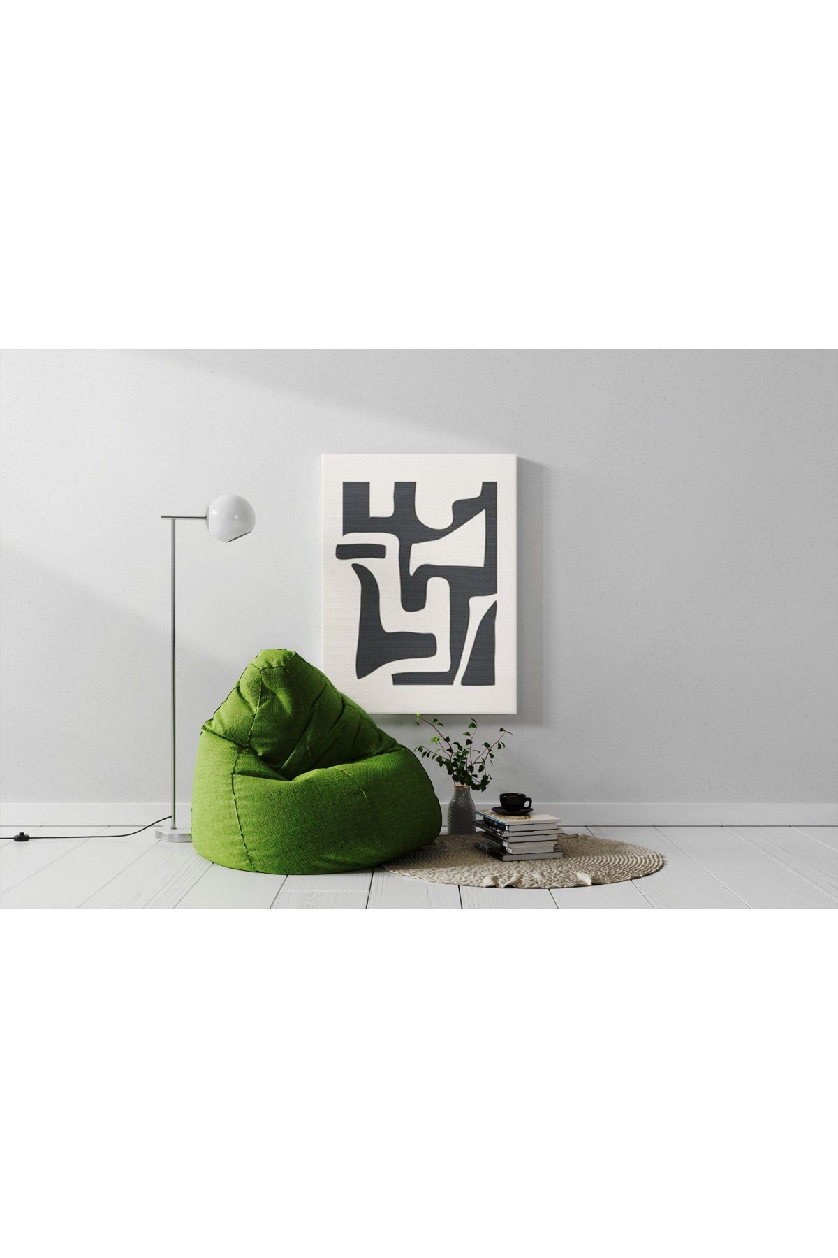 Kanvas Tablo Modern Geometrik Desenli Temalı Tablo